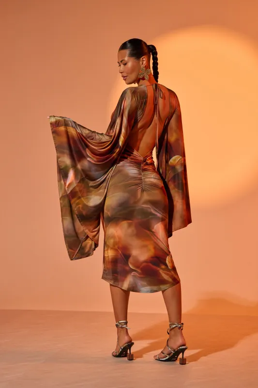 SHINY LIKE ME MAXI DRESS sold by AKIRA