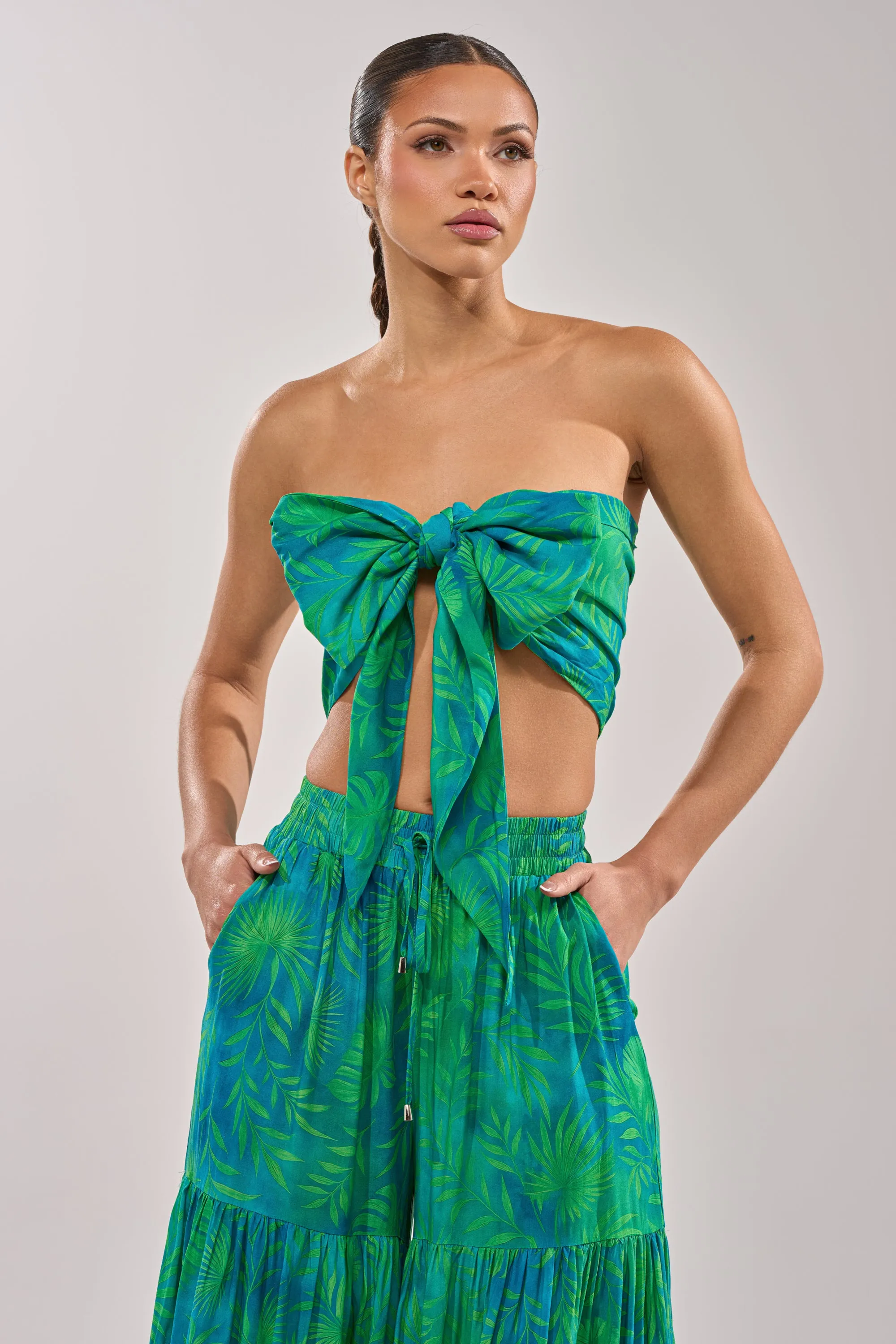 INTO THE GARDEN BRALETTE IN GREEN sold by AKIRA product image thumbnail 4