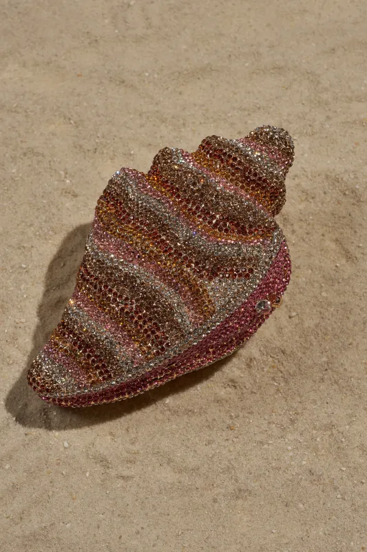 THIS IS MY SHELL BLING CLUTCH sold by AKIRA