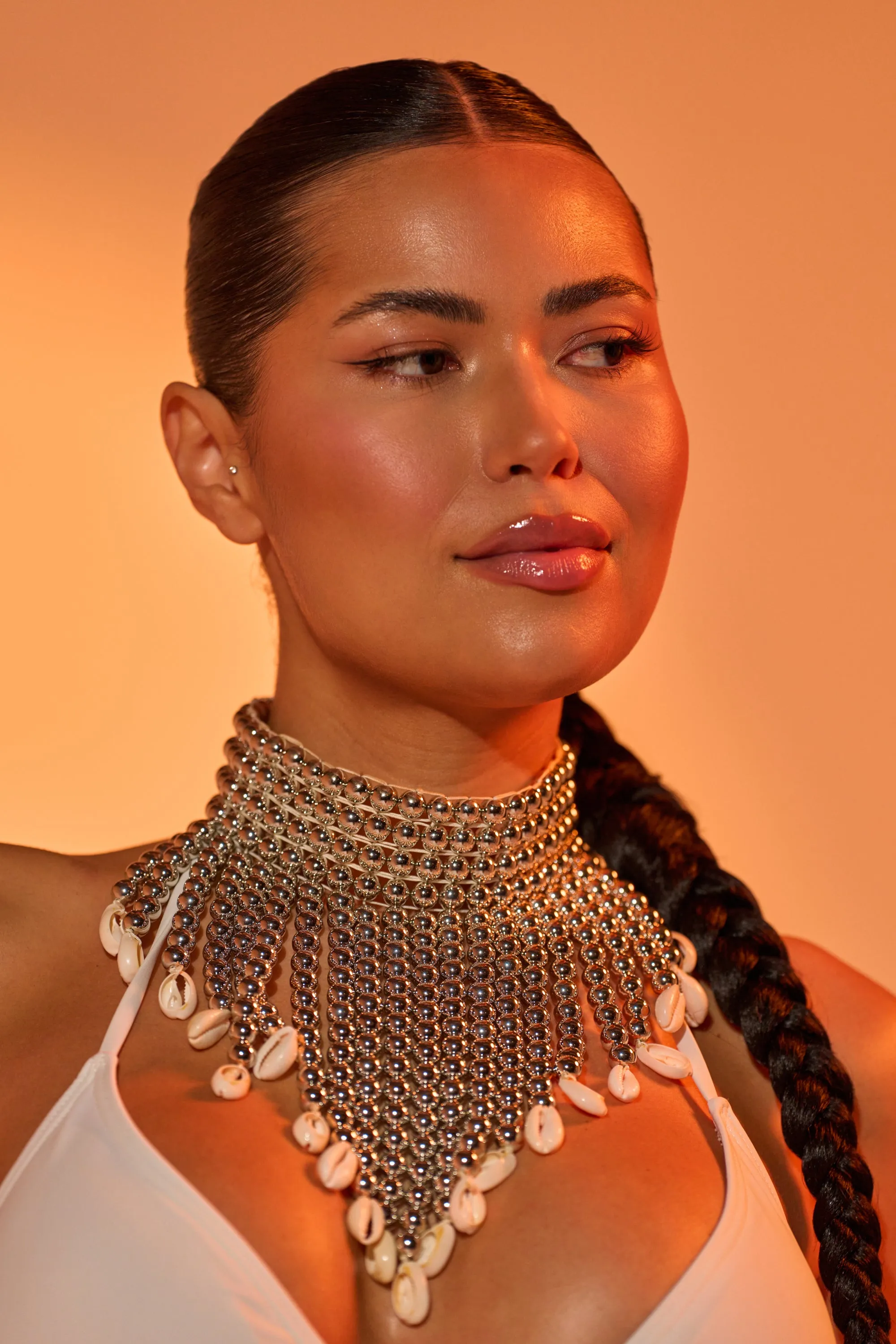 TOO CHIC SEASHELL NECKLACE sold by AKIRA