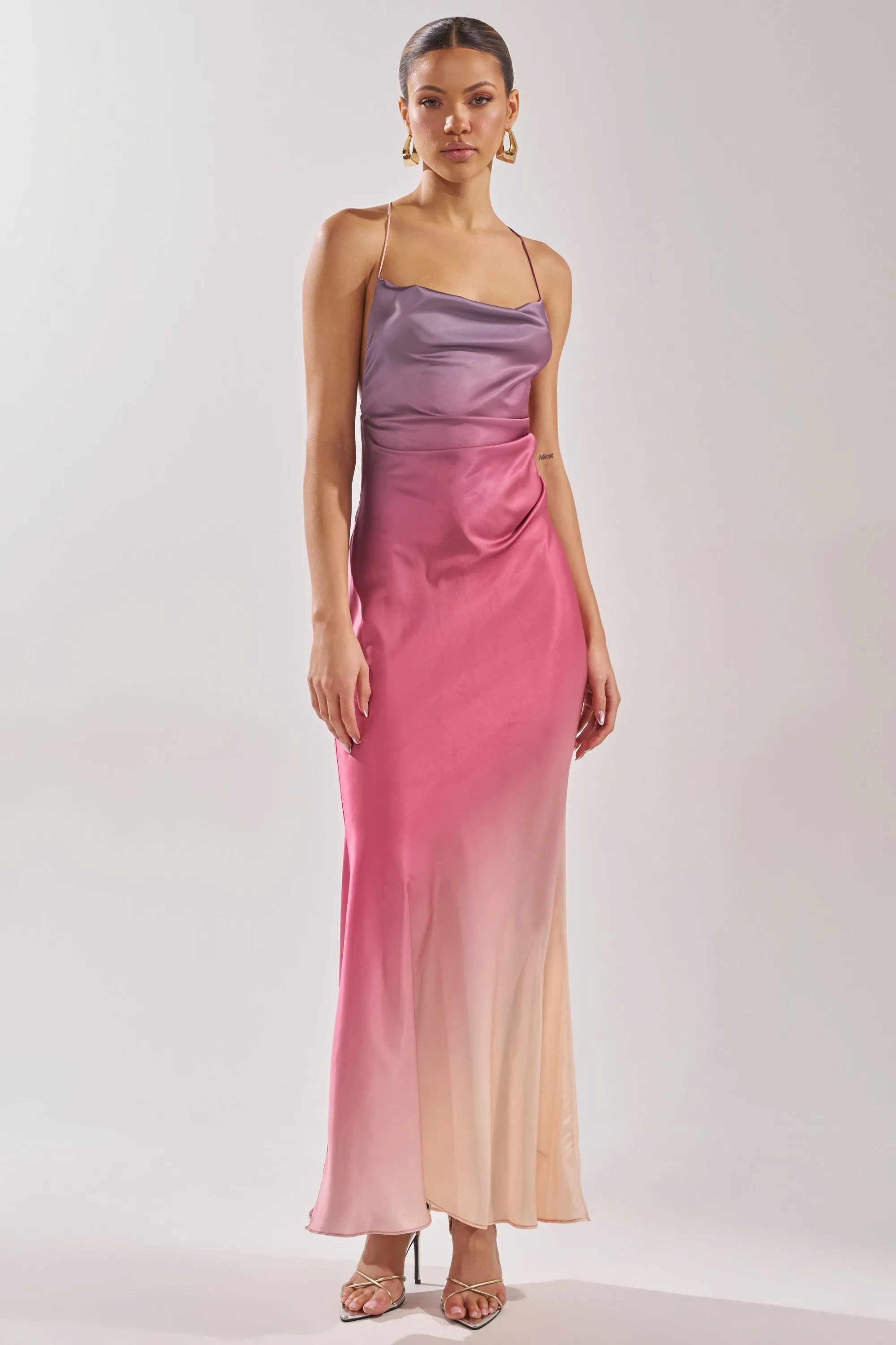 PRETTY WOMAN MAUVE MAXI DRESS sold by AKIRA product image thumbnail 2