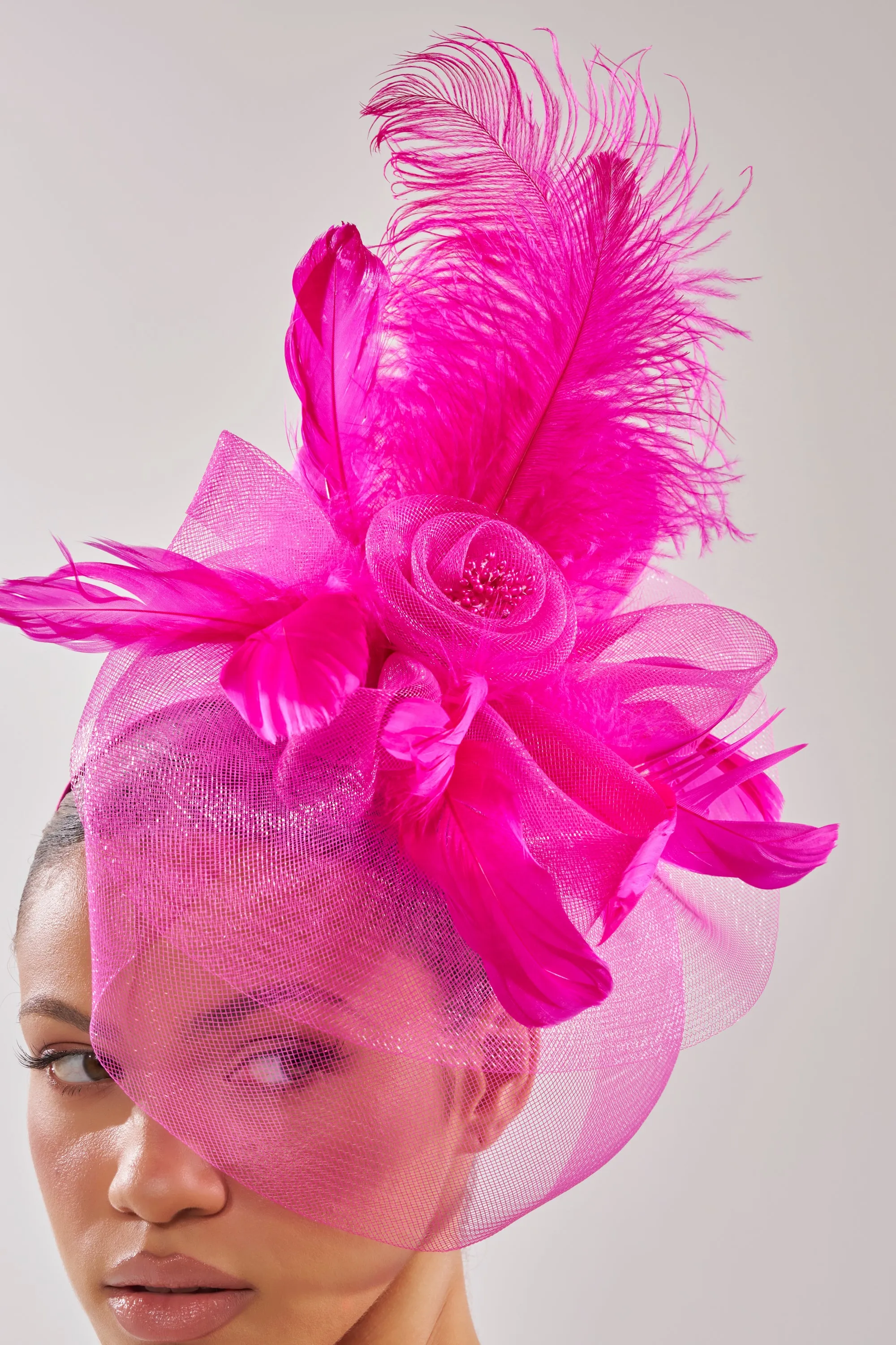 DERBY DAY PINK FASCINATOR sold by AKIRA product image thumbnail 2