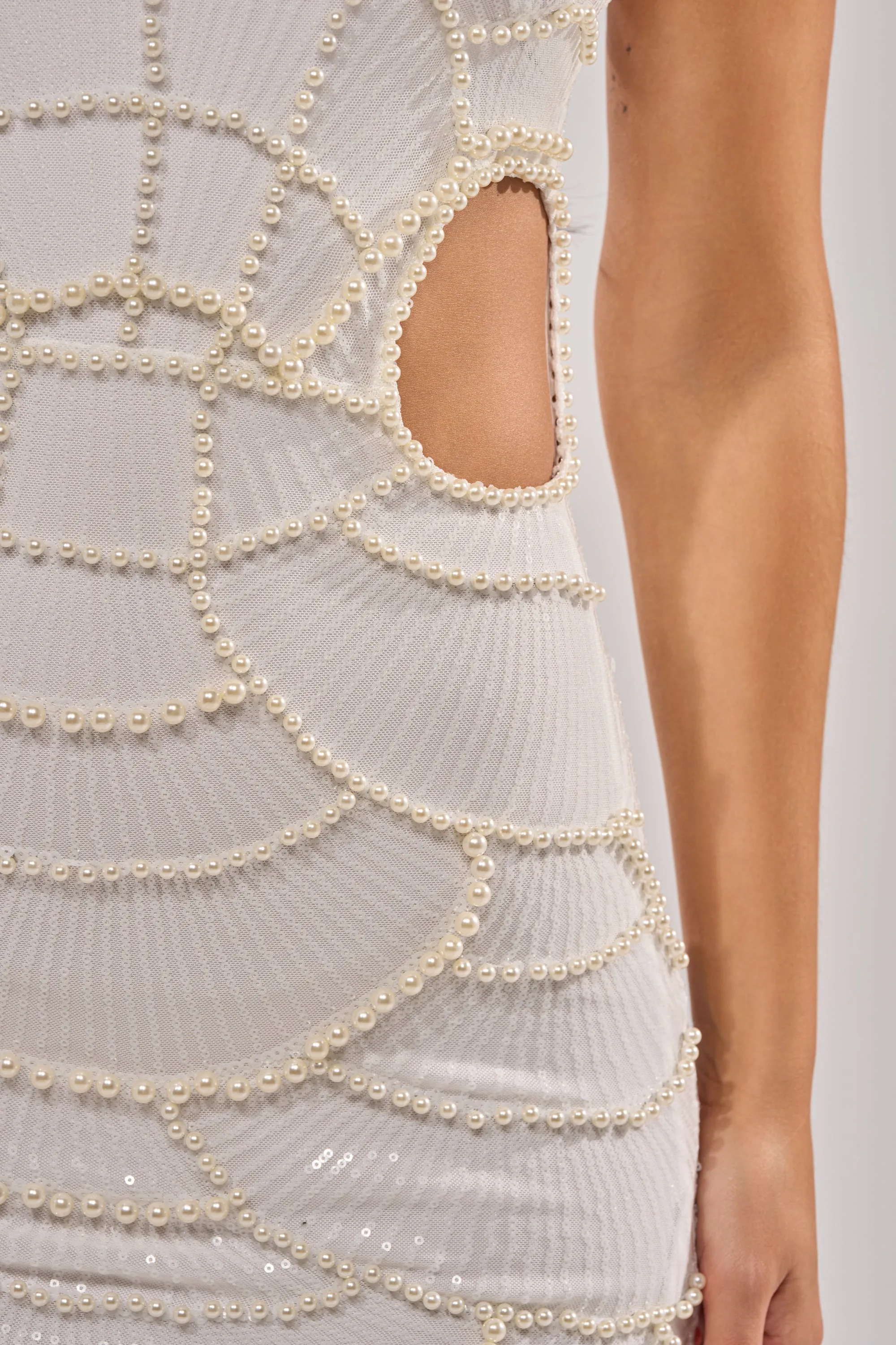 CAUGHT IN MY WEB MINI DRESS sold by AKIRA product image thumbnail 5