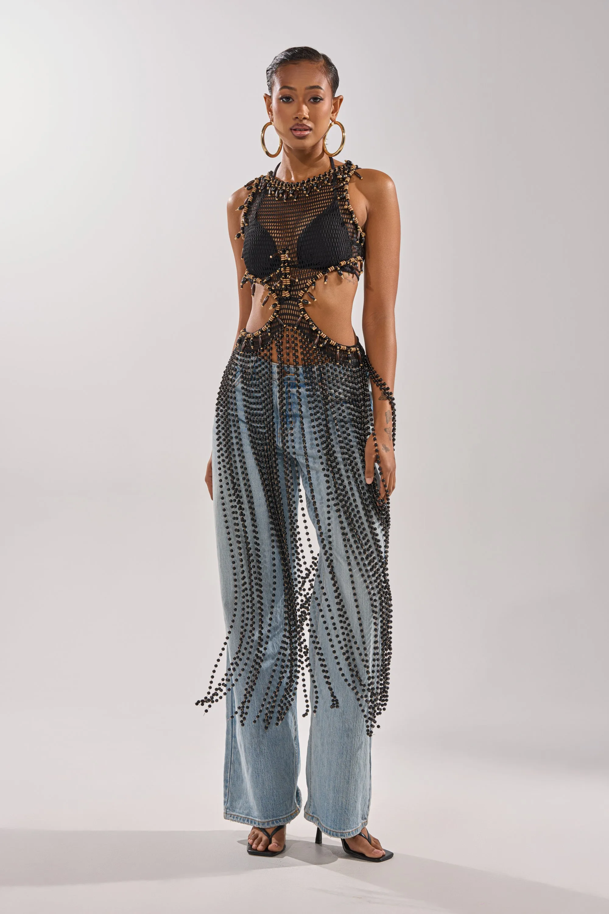 DRIP DRIP CROCHET BLOUSE sold by AKIRA product image thumbnail 4