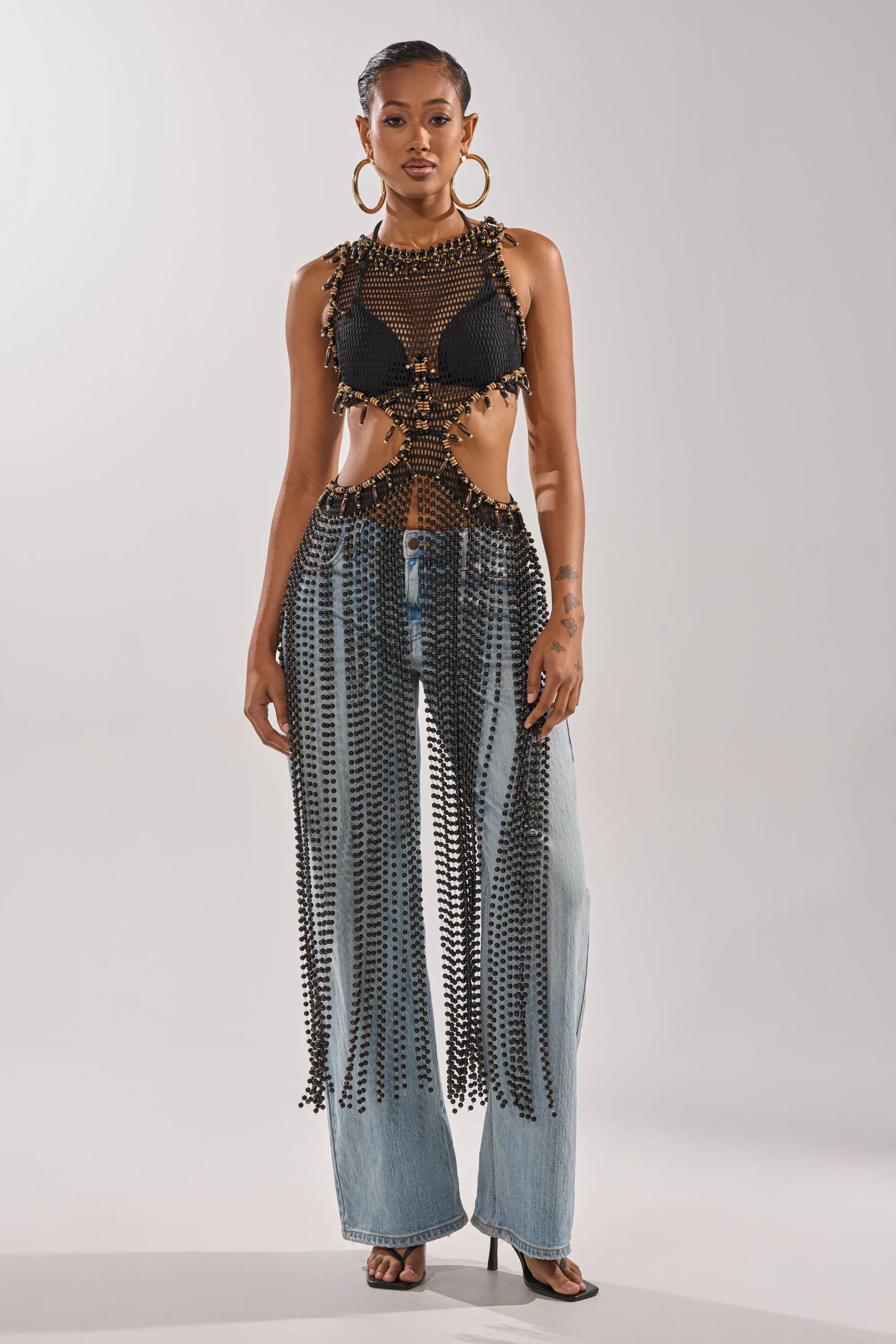 DRIP DRIP CROCHET BLOUSE sold by AKIRA product image thumbnail 3