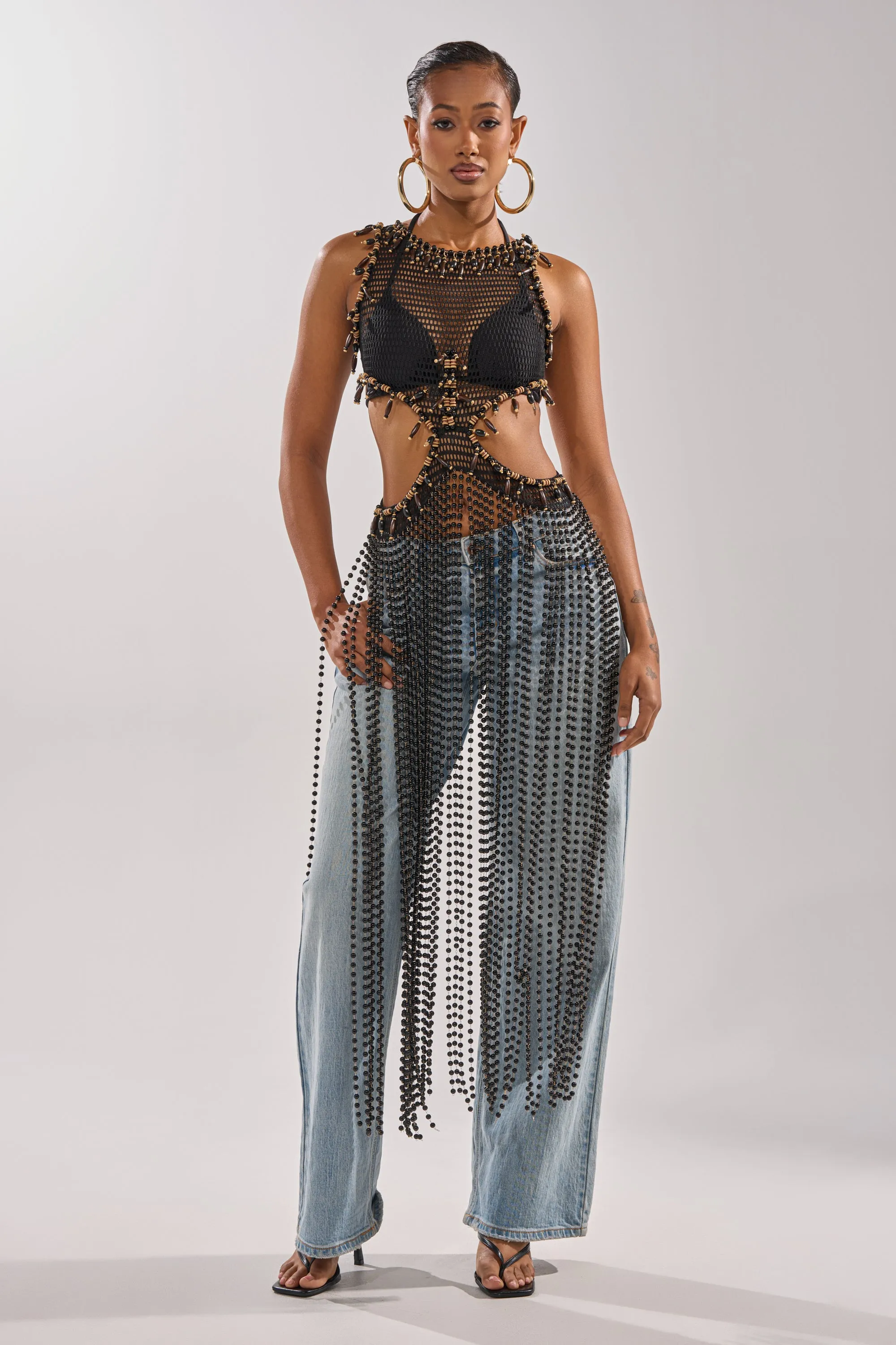 DRIP DRIP CROCHET BLOUSE sold by AKIRA product image thumbnail 2