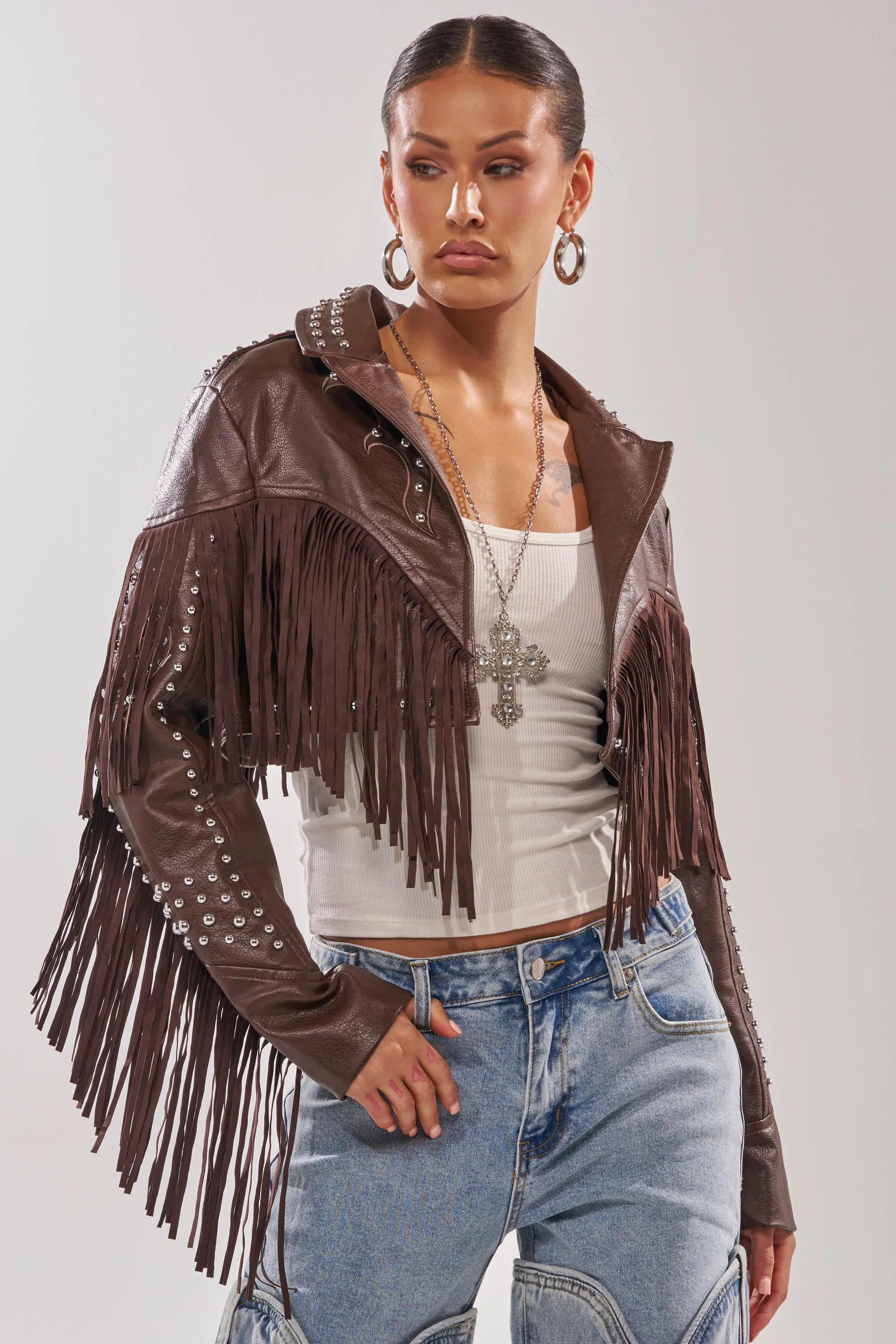 NOT MY FIRST RODEO CROPPED MOTO sold by AKIRA product image thumbnail 2