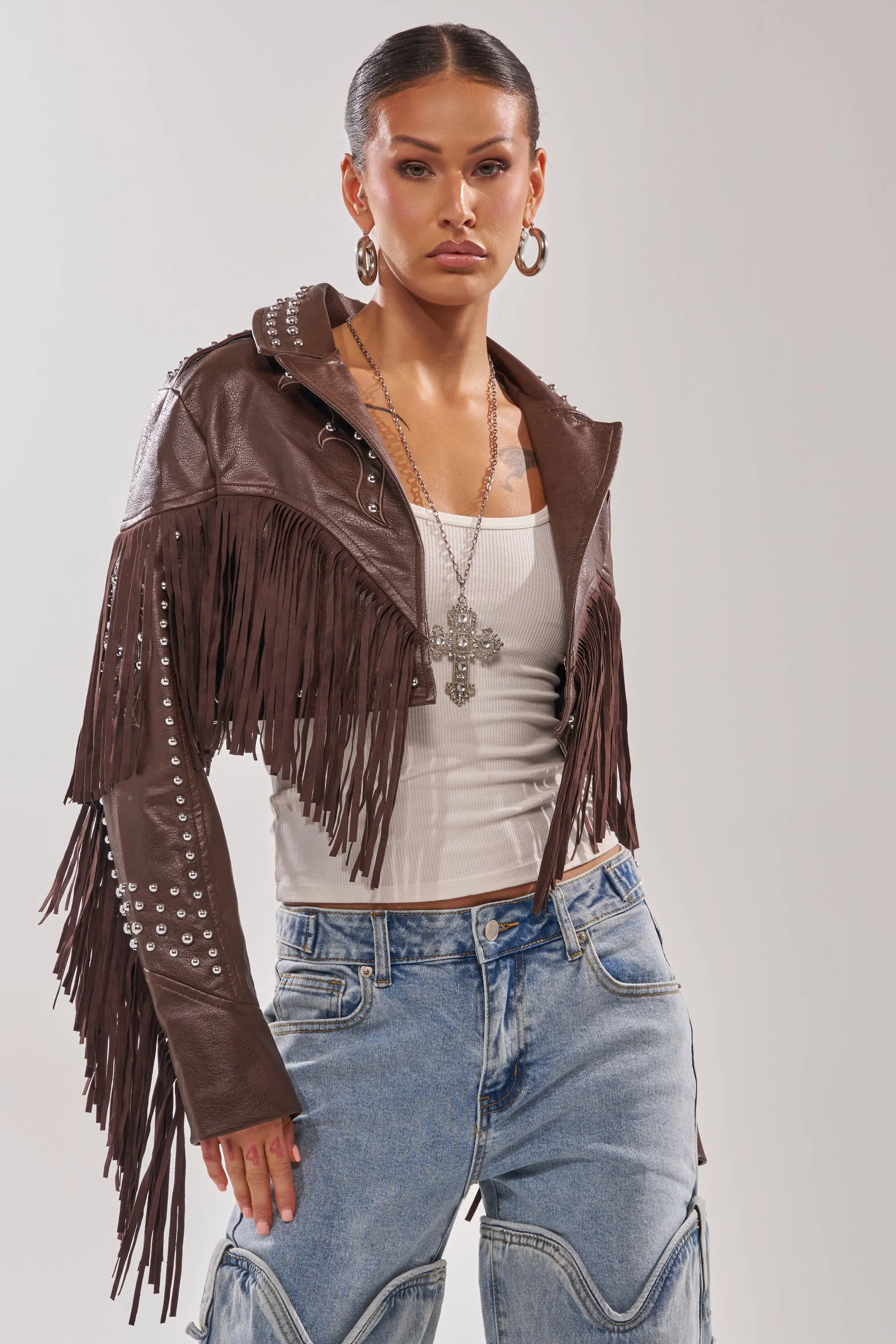 NOT MY FIRST RODEO CROPPED MOTO sold by AKIRA product image thumbnail 4