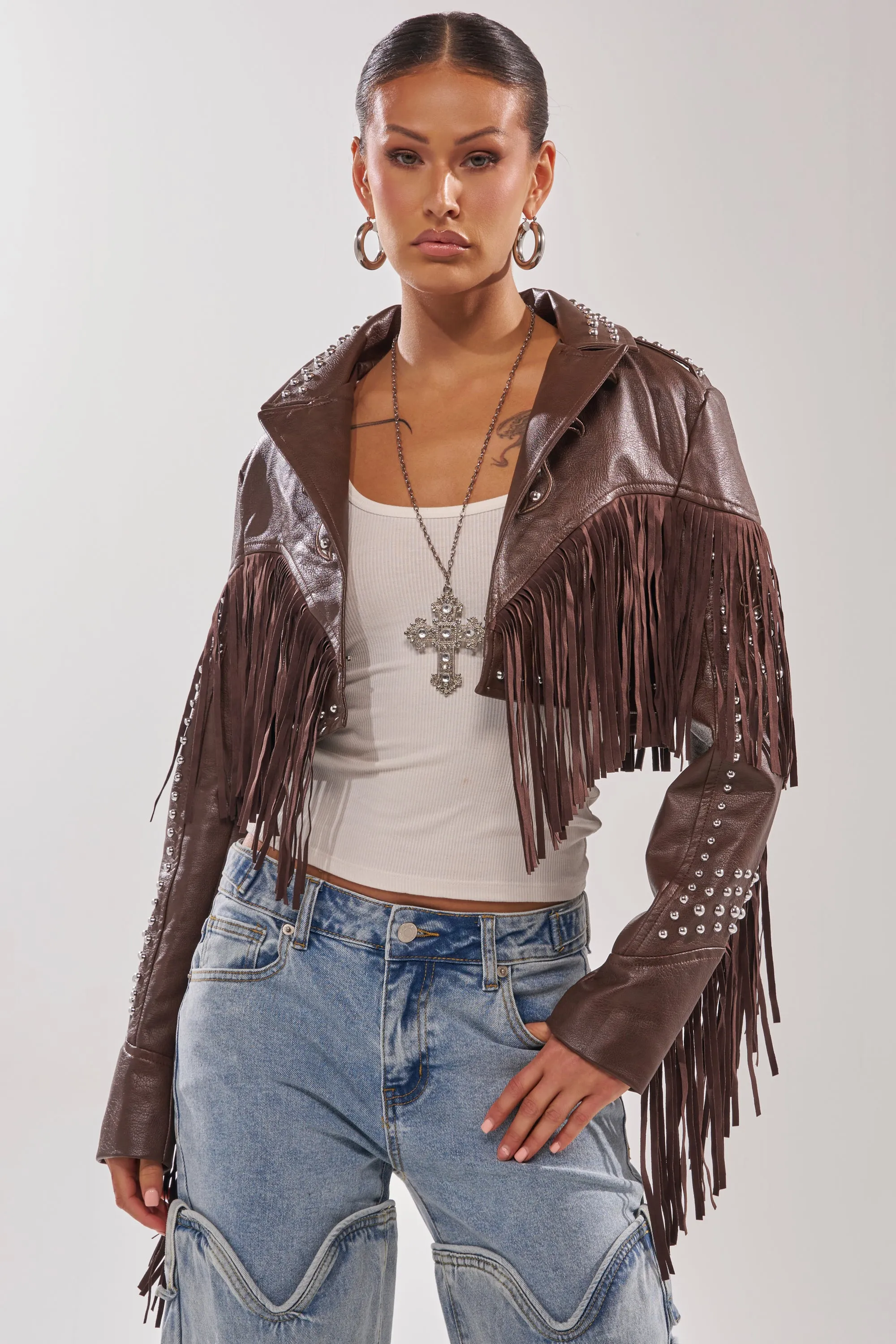 NOT MY FIRST RODEO CROPPED MOTO sold by AKIRA product image thumbnail 5