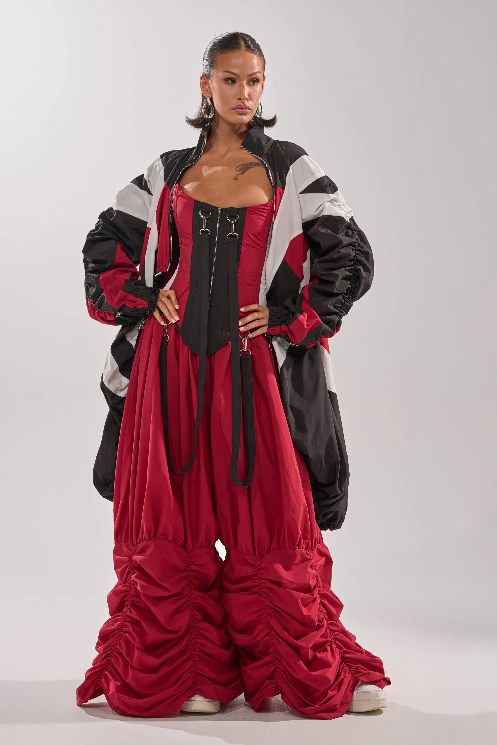 DON'T MIND ME STACKED JOGGER sold by AKIRA