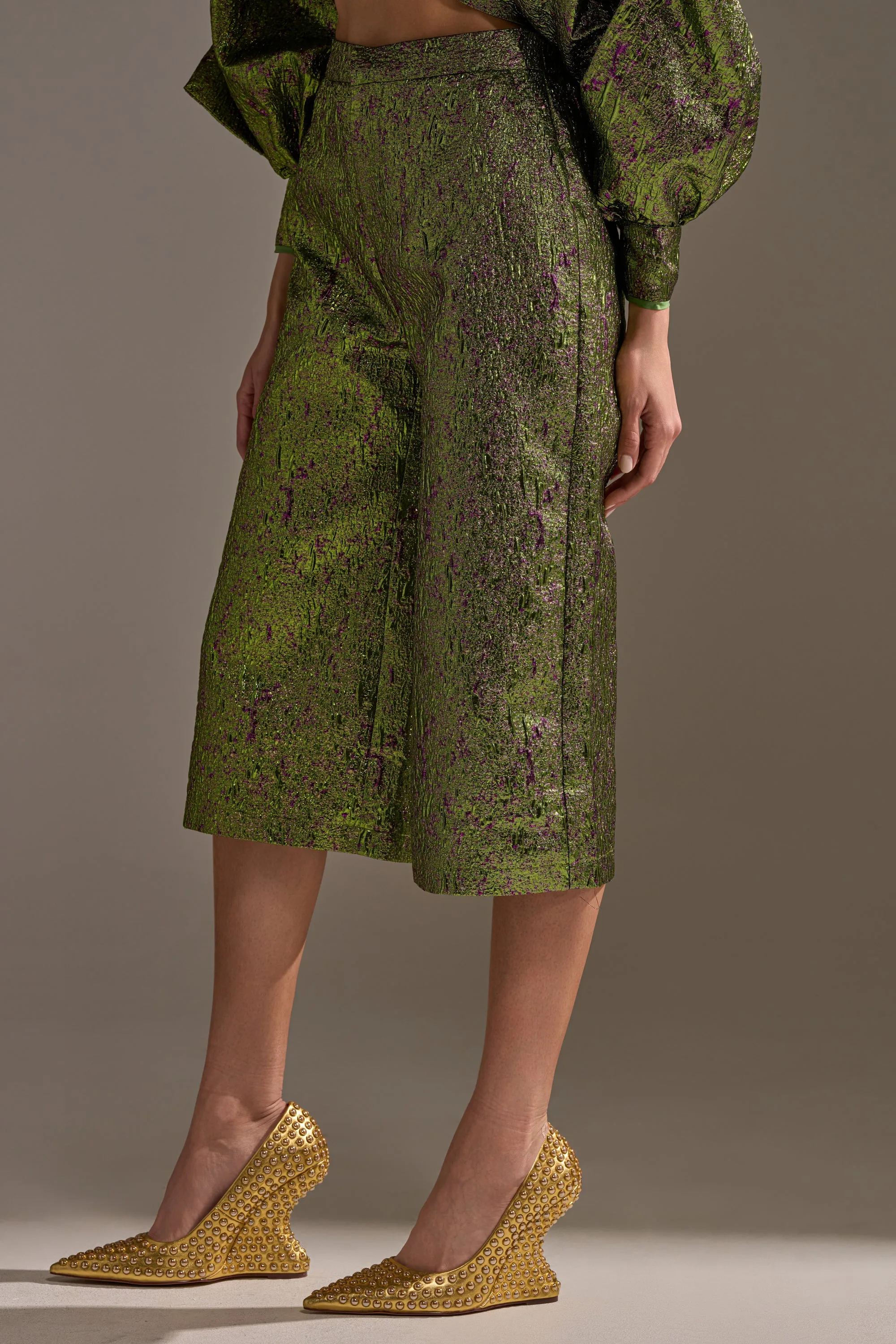 LAYLA BROCADE CULOTTES sold by AKIRA product image thumbnail 4