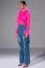 IVY DISTRESSED CARGO HIGH WAISTED JEANS sold by AKIRA