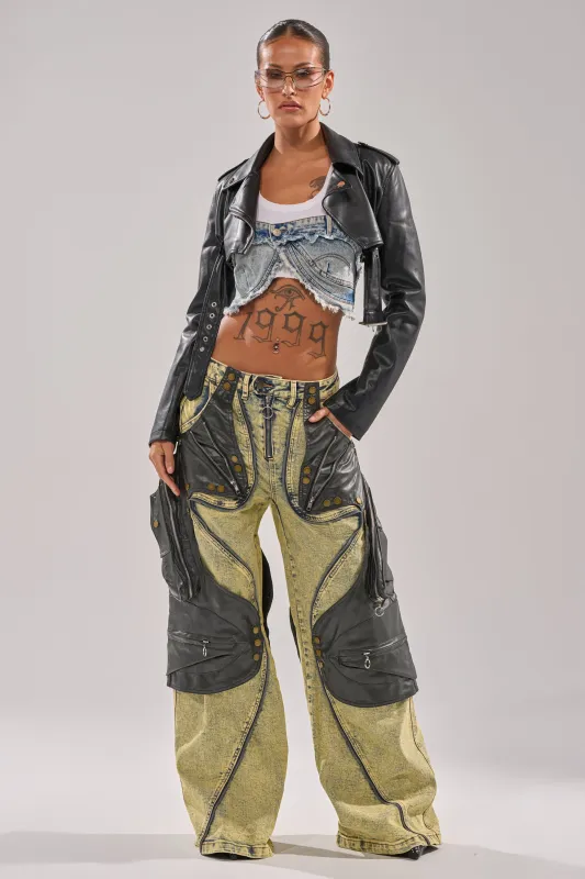 CRAZY FOR YOU RELAXED DENIM sold by AKIRA