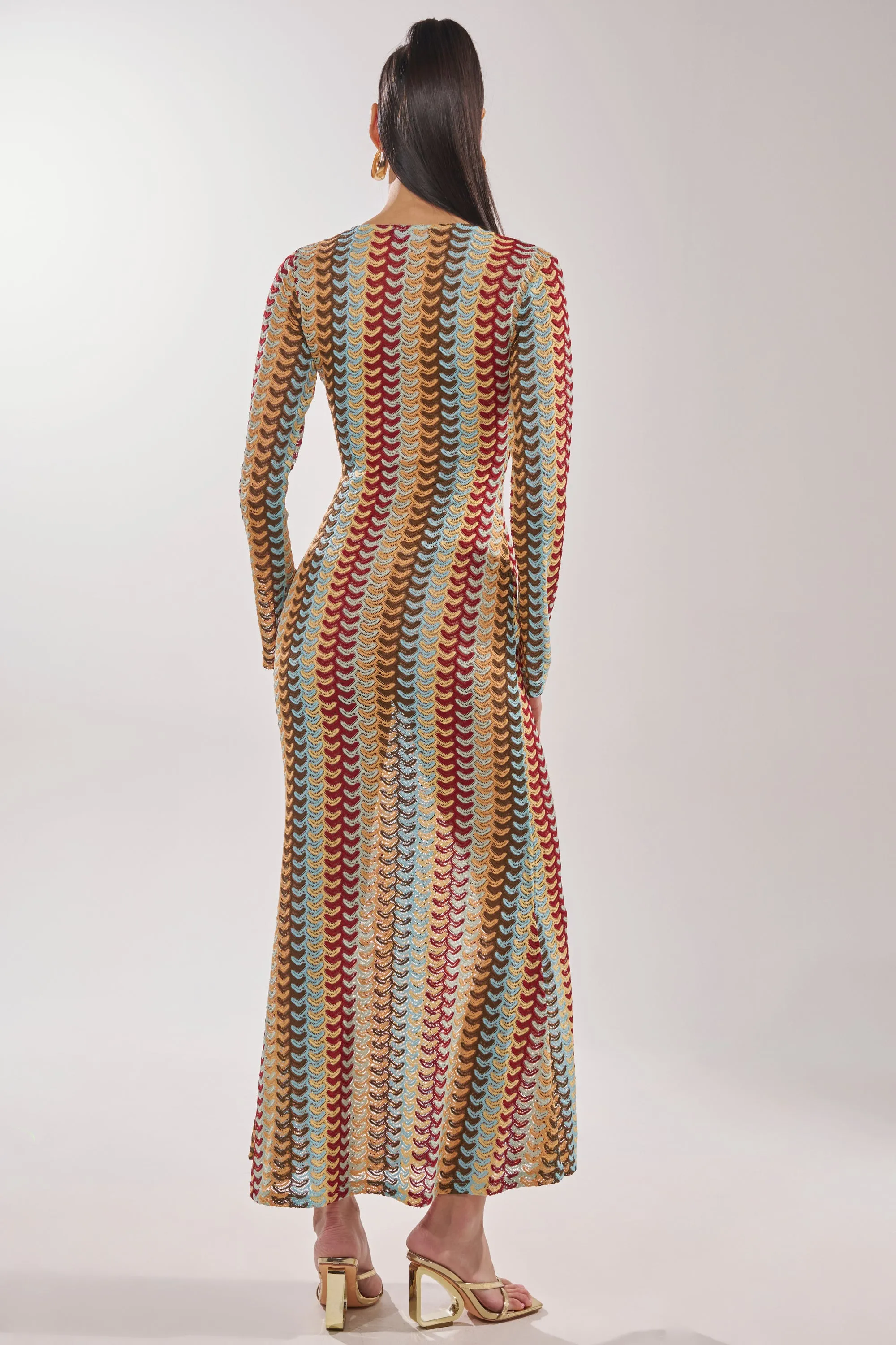 THREAD THEORY CROCHET MAXI DRESS sold by AKIRA product image thumbnail 5