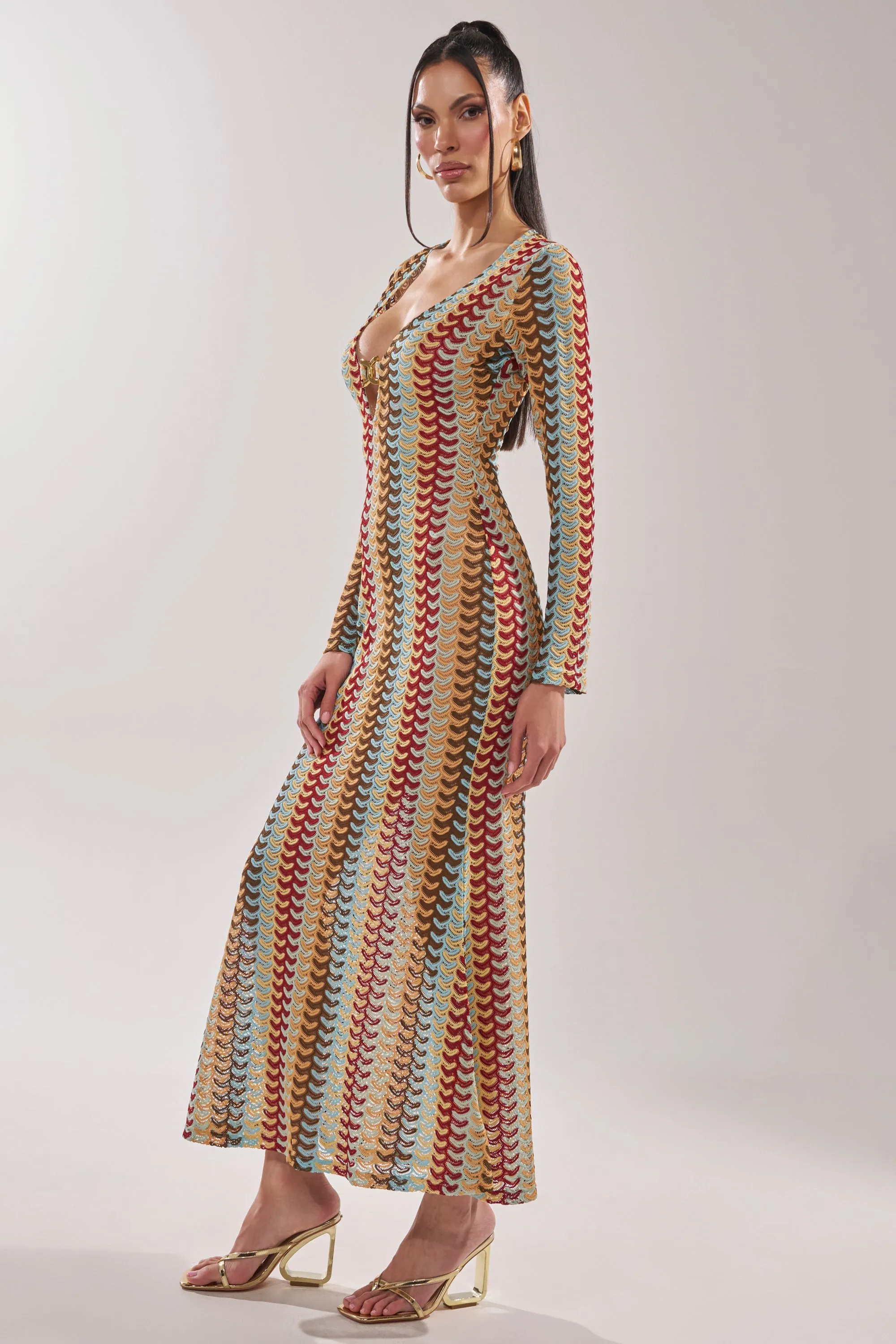 THREAD THEORY CROCHET MAXI DRESS sold by AKIRA product image thumbnail 4