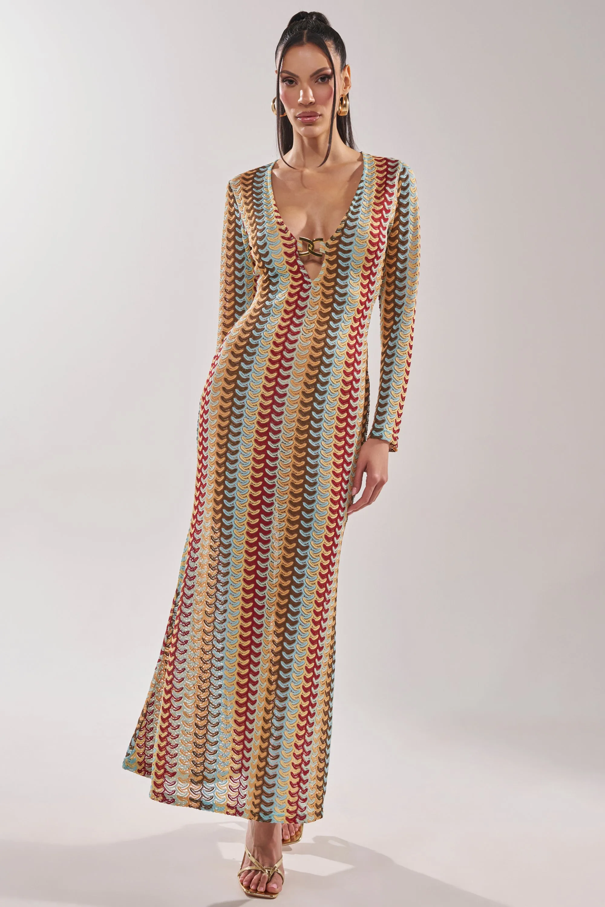 THREAD THEORY CROCHET MAXI DRESS sold by AKIRA