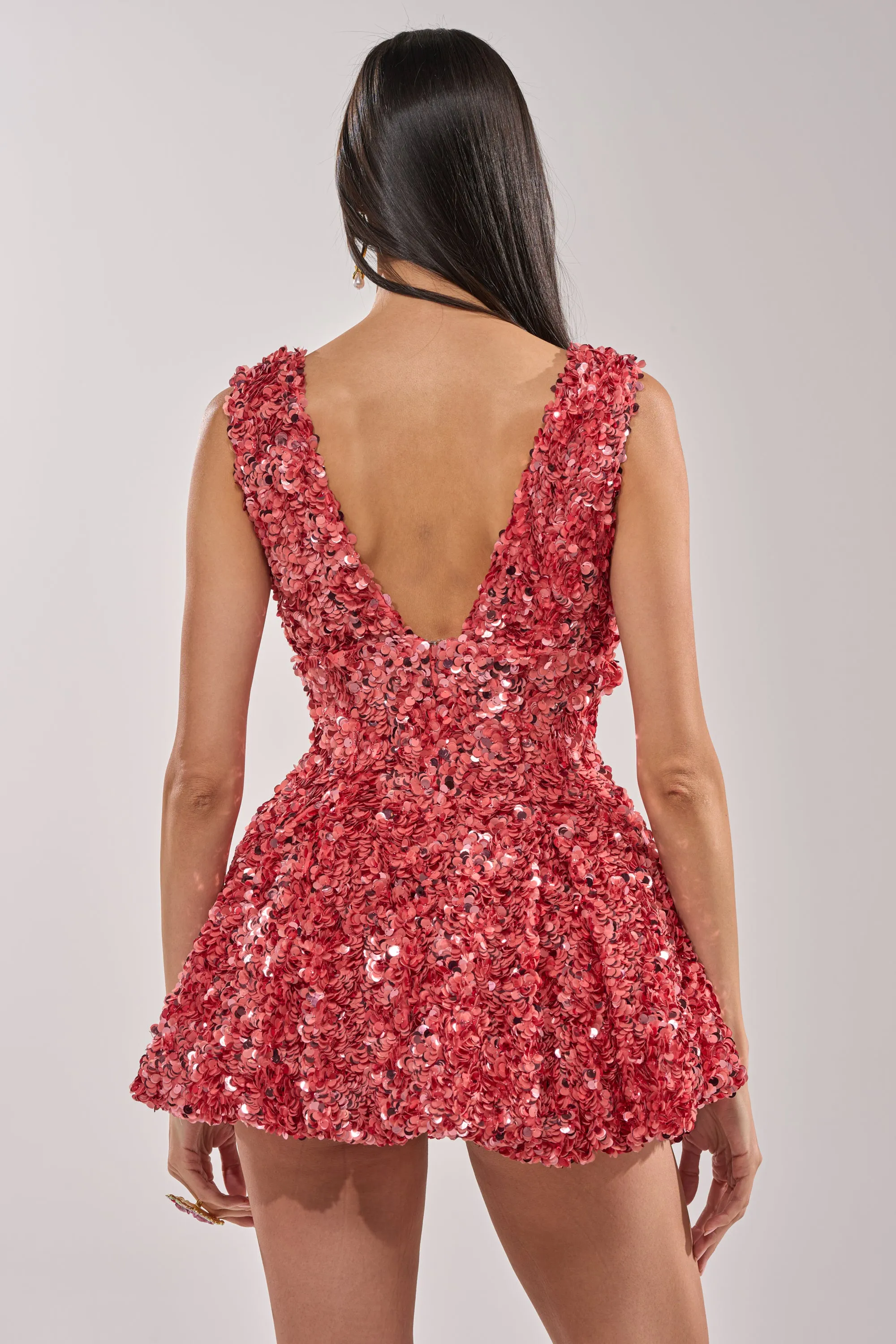 BARBIE GIRL SEQUIN MINI DRESS sold by AKIRA product image thumbnail 5