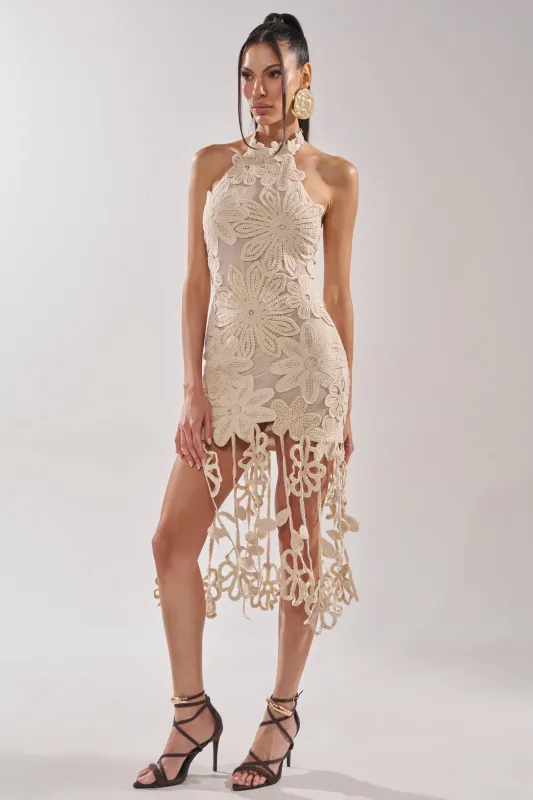 CELINE FLORAL MIDI DRESS sold by AKIRA