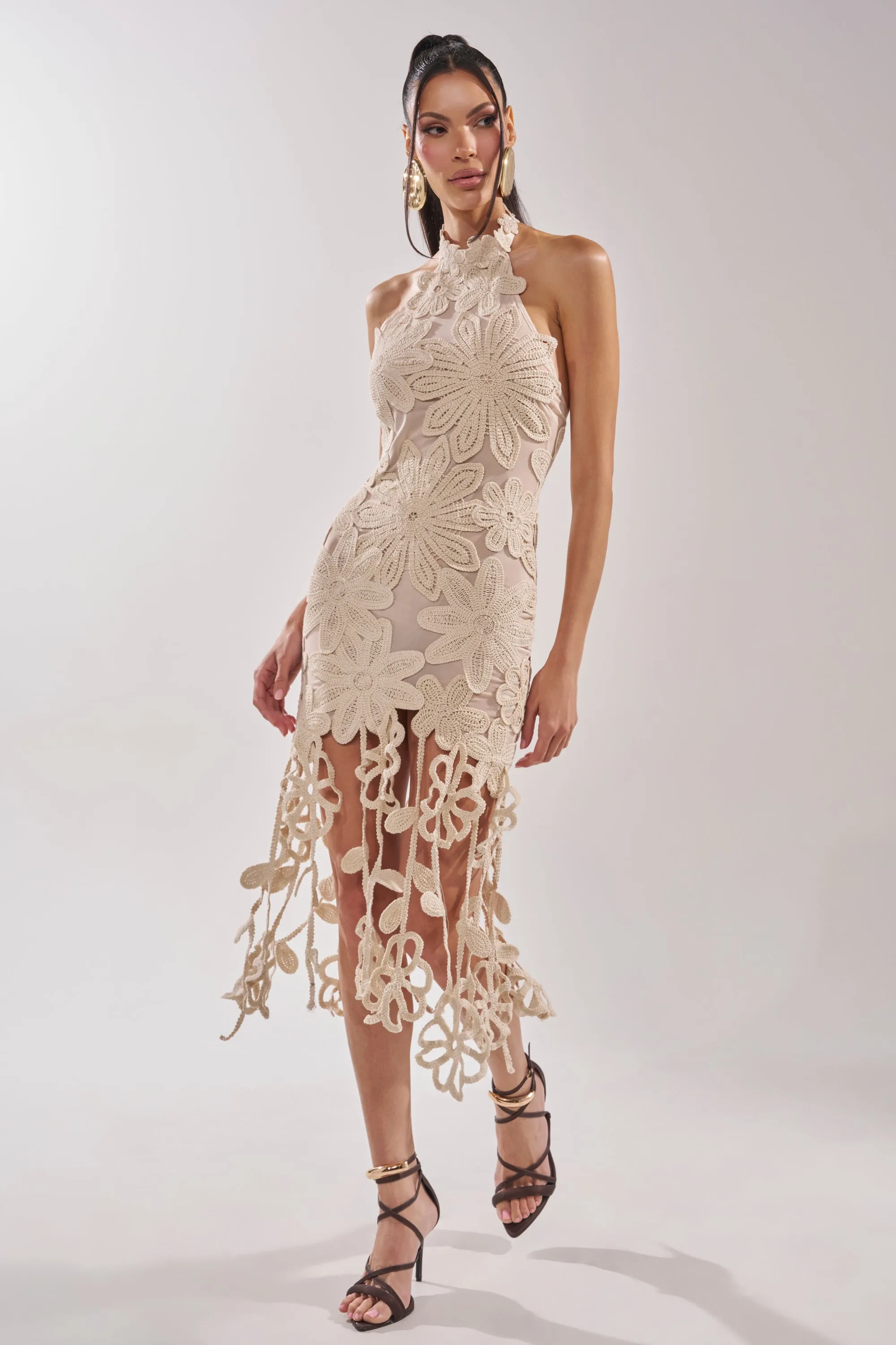 CELINE FLORAL MIDI DRESS sold by AKIRA product image thumbnail 2