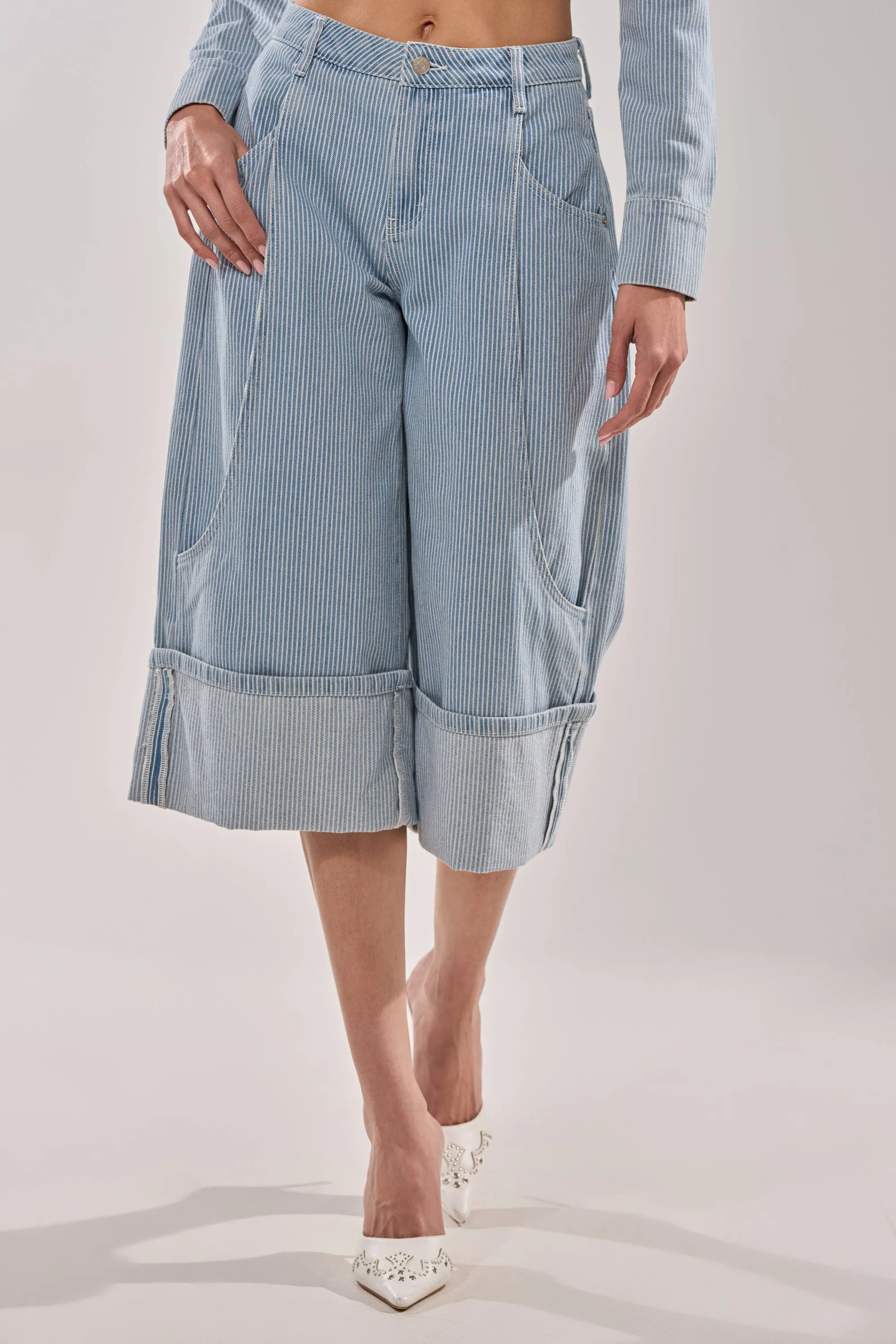 FEEL FREE STRIPE GAUCHO sold by AKIRA product image thumbnail 4