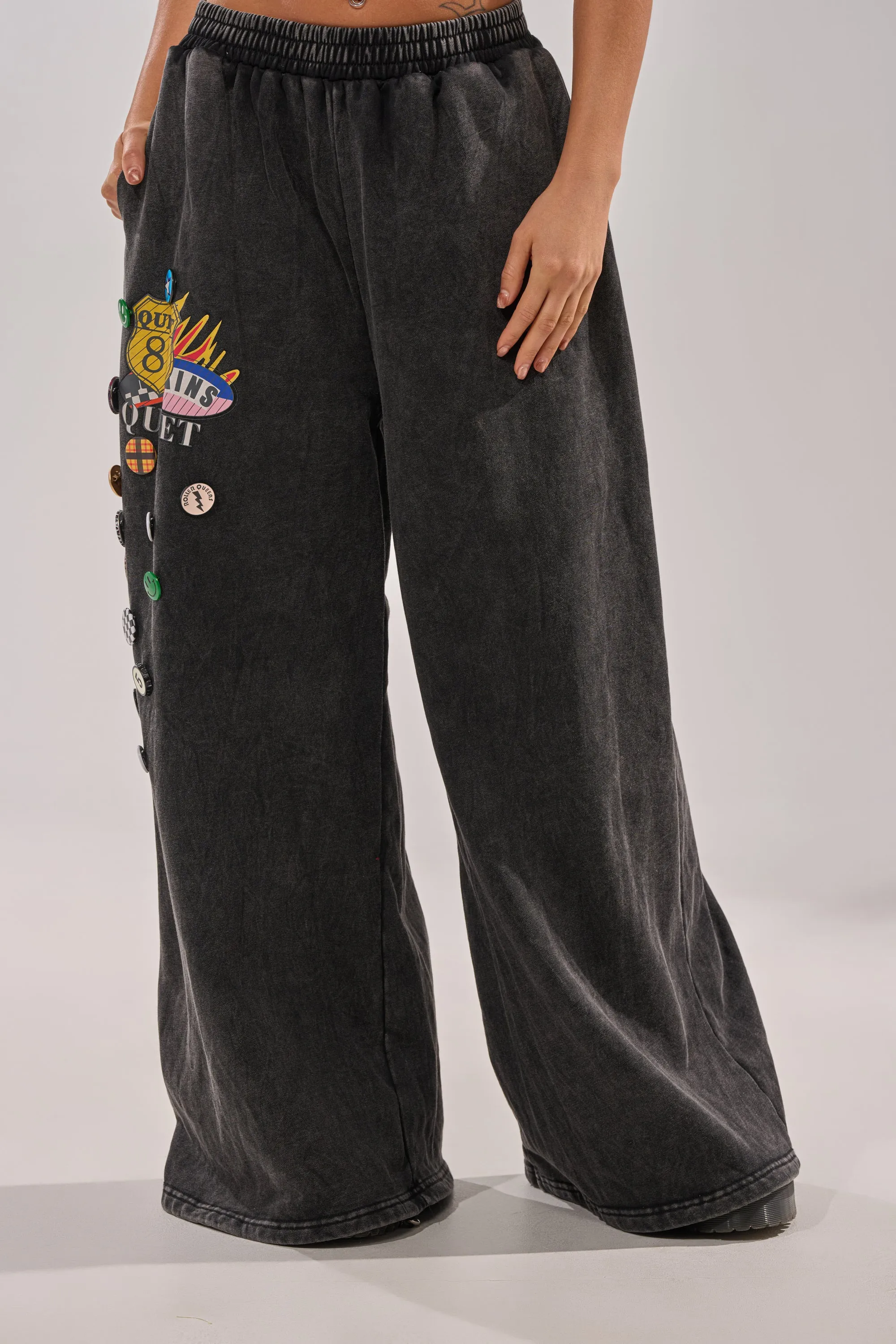 ANOTHER ONE WIDE LEG JOGGER sold by AKIRA product image thumbnail 2