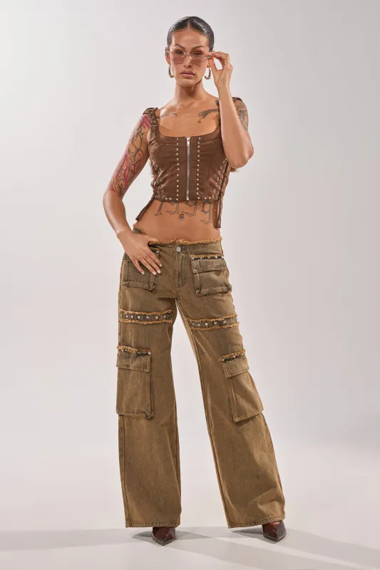 OUT THE MUD DENIM JEANS made by AKIRA
