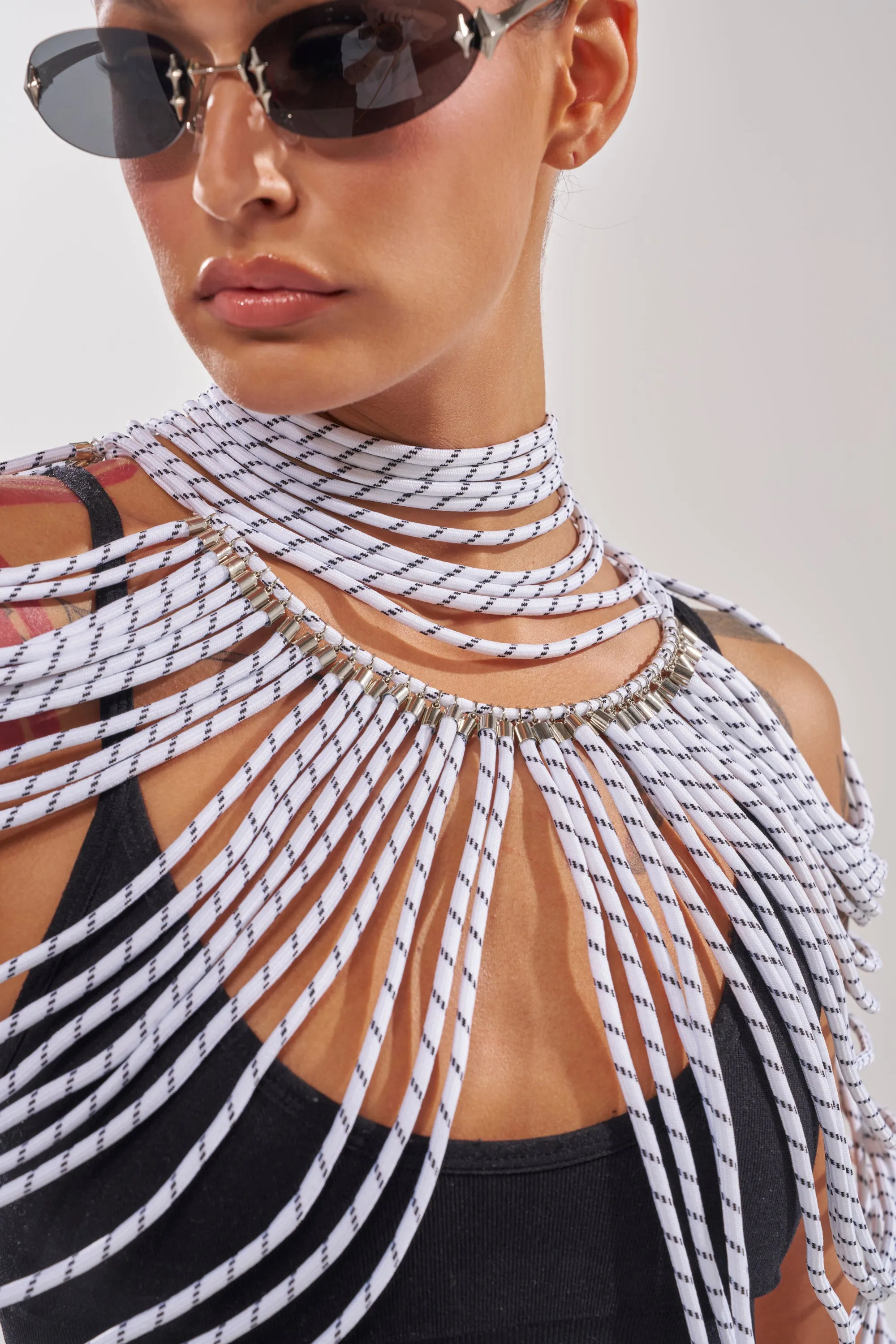 COURTSIDE BODY NECKLACE sold by AKIRA product image thumbnail 4