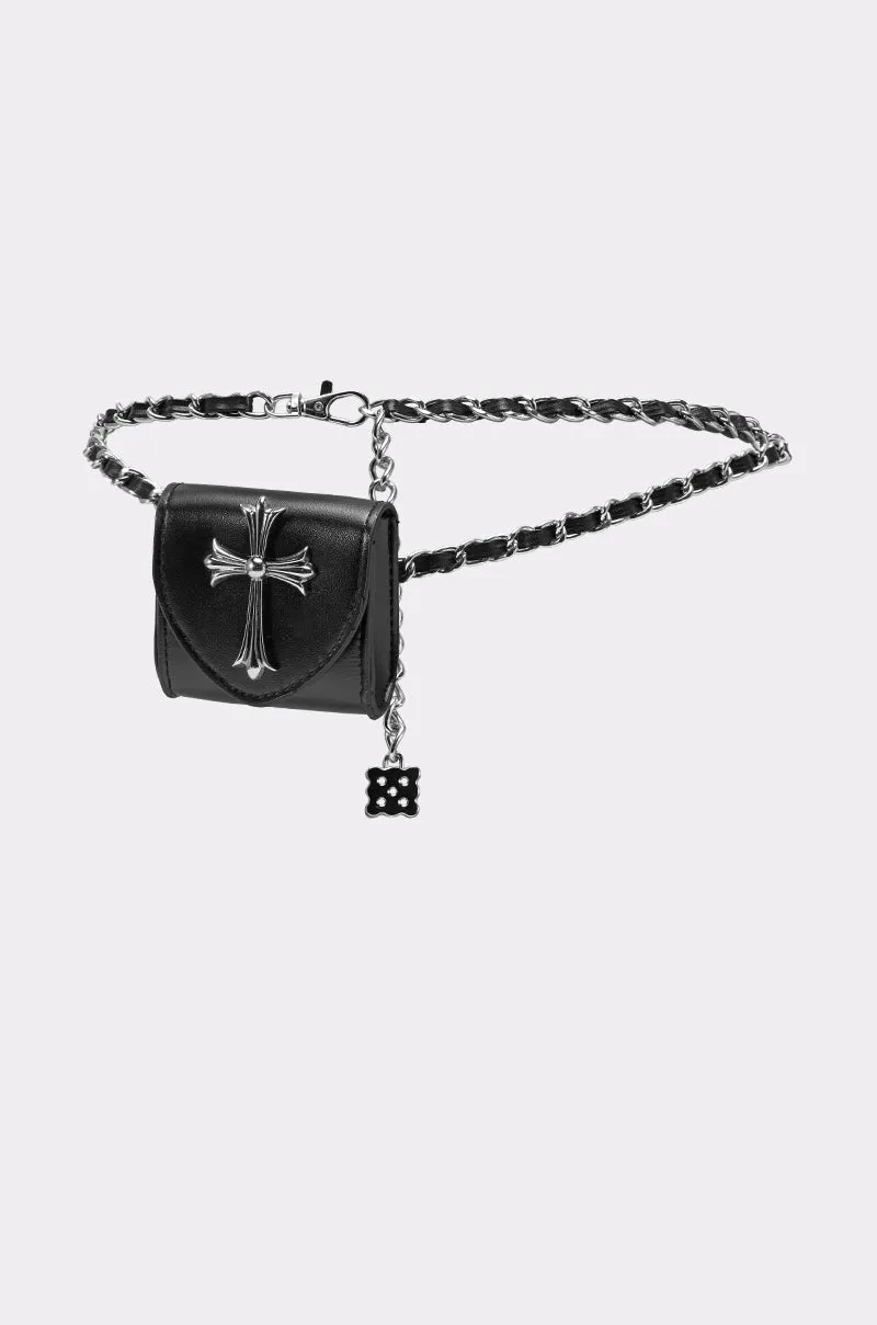 CALL ME CHROME BELT BAG sold by AKIRA product image thumbnail 4