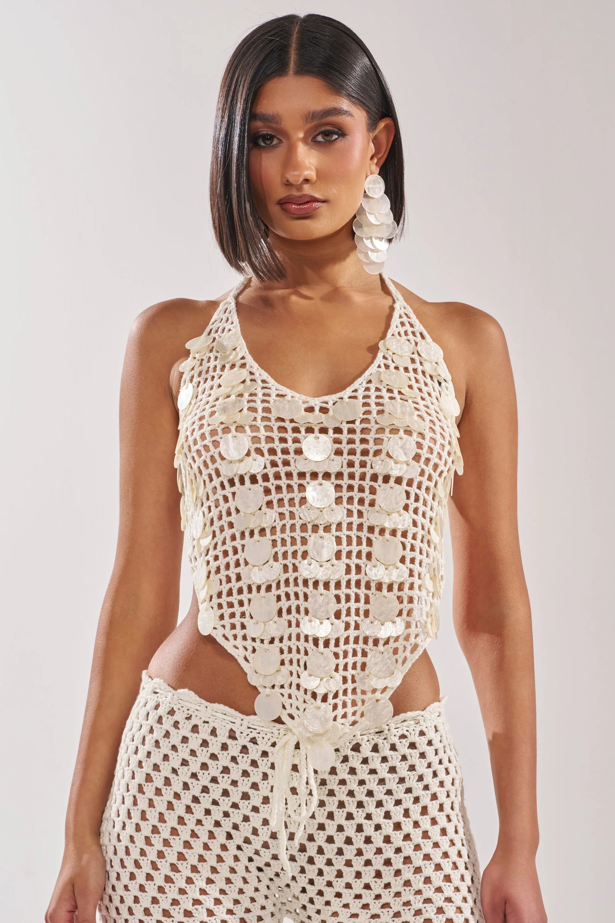 TAKE ME TO THE CLUB CROCHET TANK sold by AKIRA product image thumbnail 2