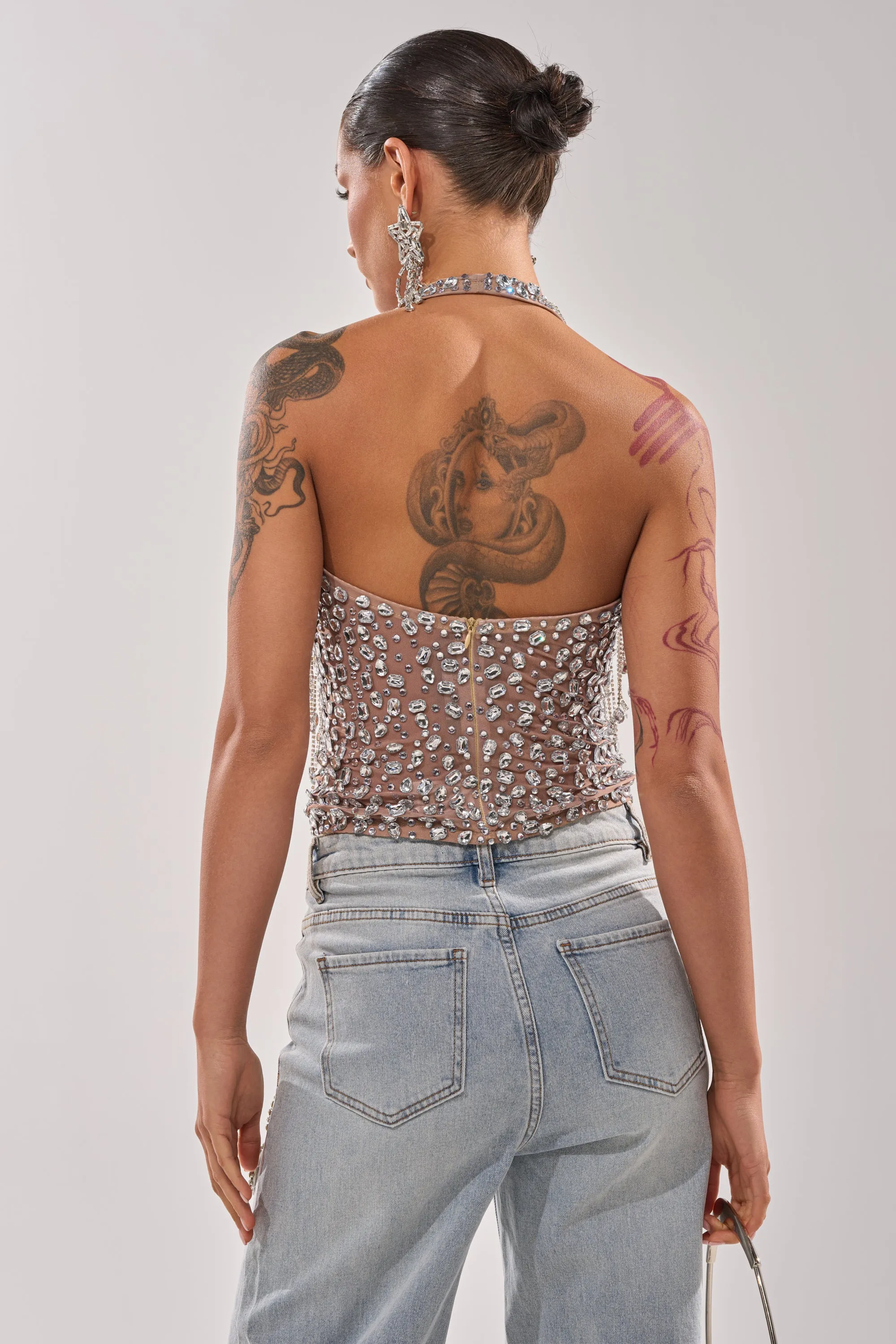 HOTTEST ON THE BLOCK RHINESTONE BLOUSE sold by AKIRA product image thumbnail 5