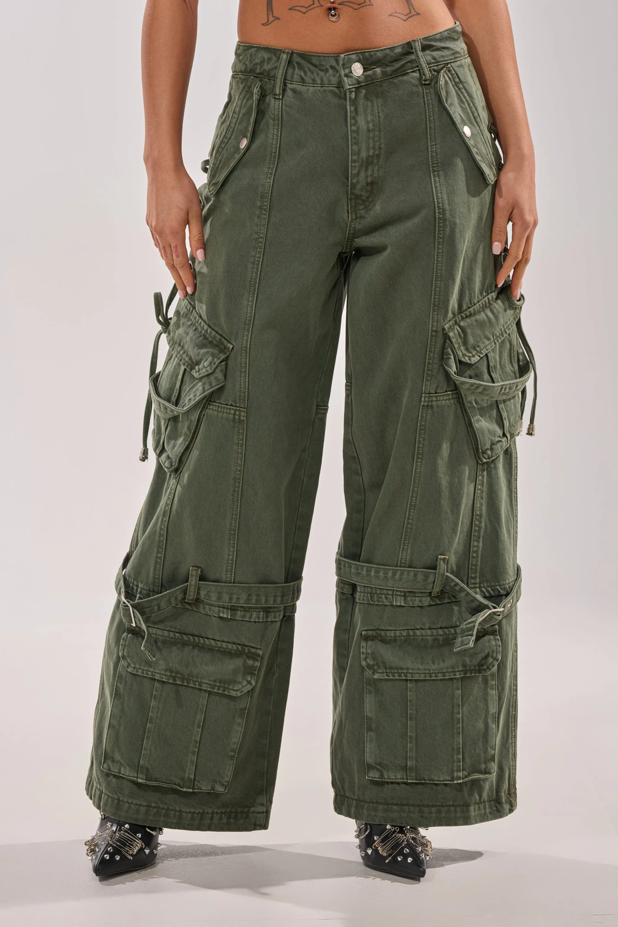 KARA CARGO DENIM sold by AKIRA product image thumbnail 3
