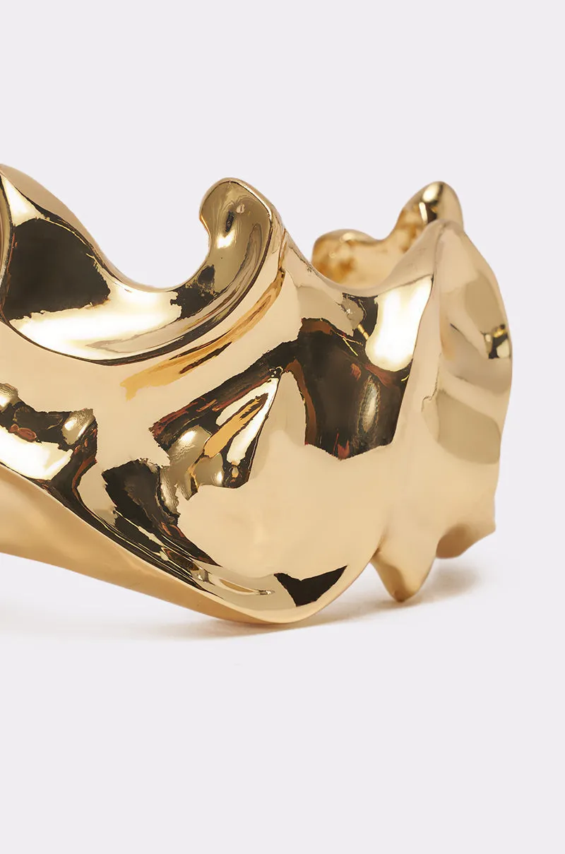 MOLTEN DREAMS BRACELET IN GOLD sold by AKIRA product image thumbnail 4