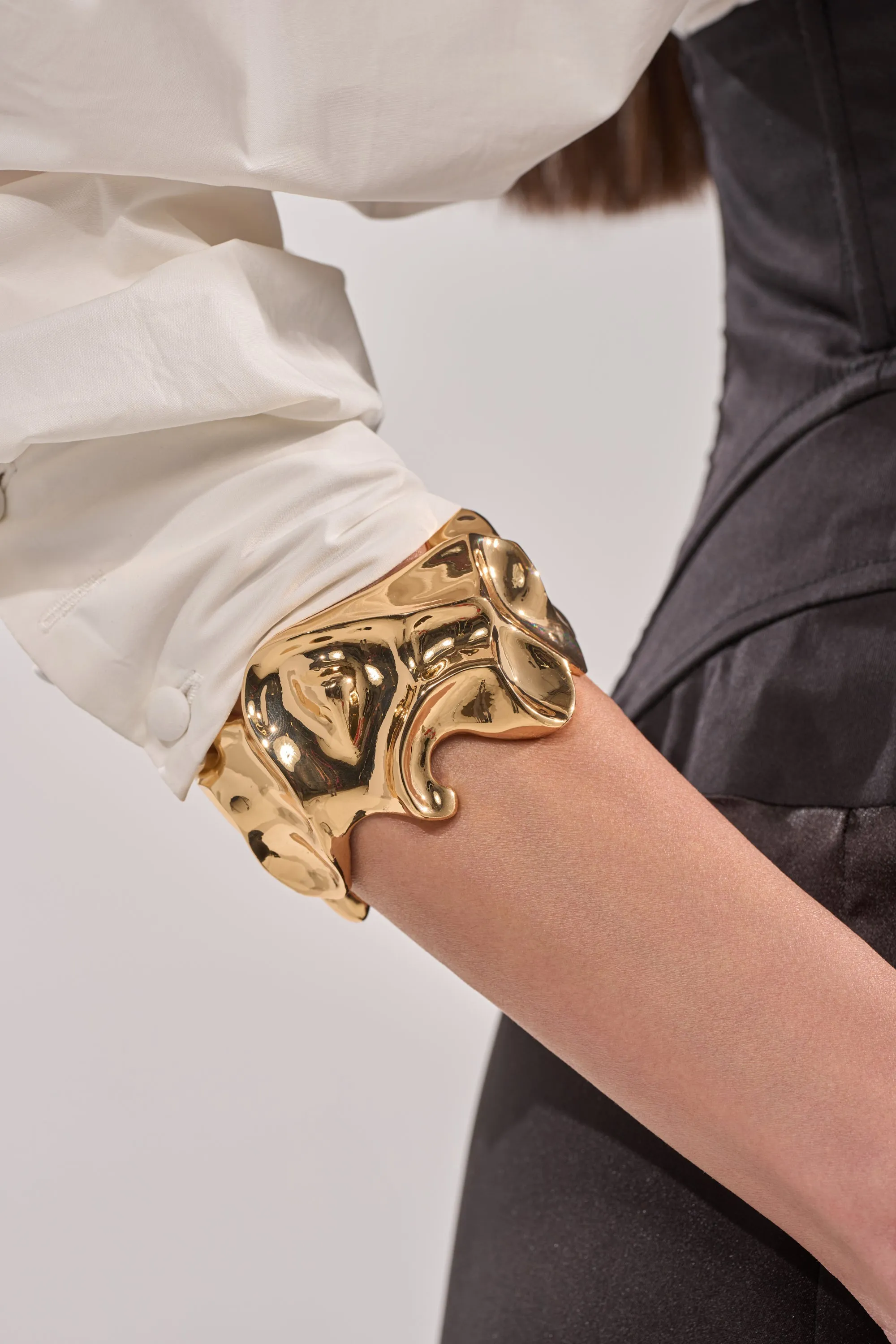 MOLTEN DREAMS BRACELET IN GOLD sold by AKIRA product image thumbnail 2