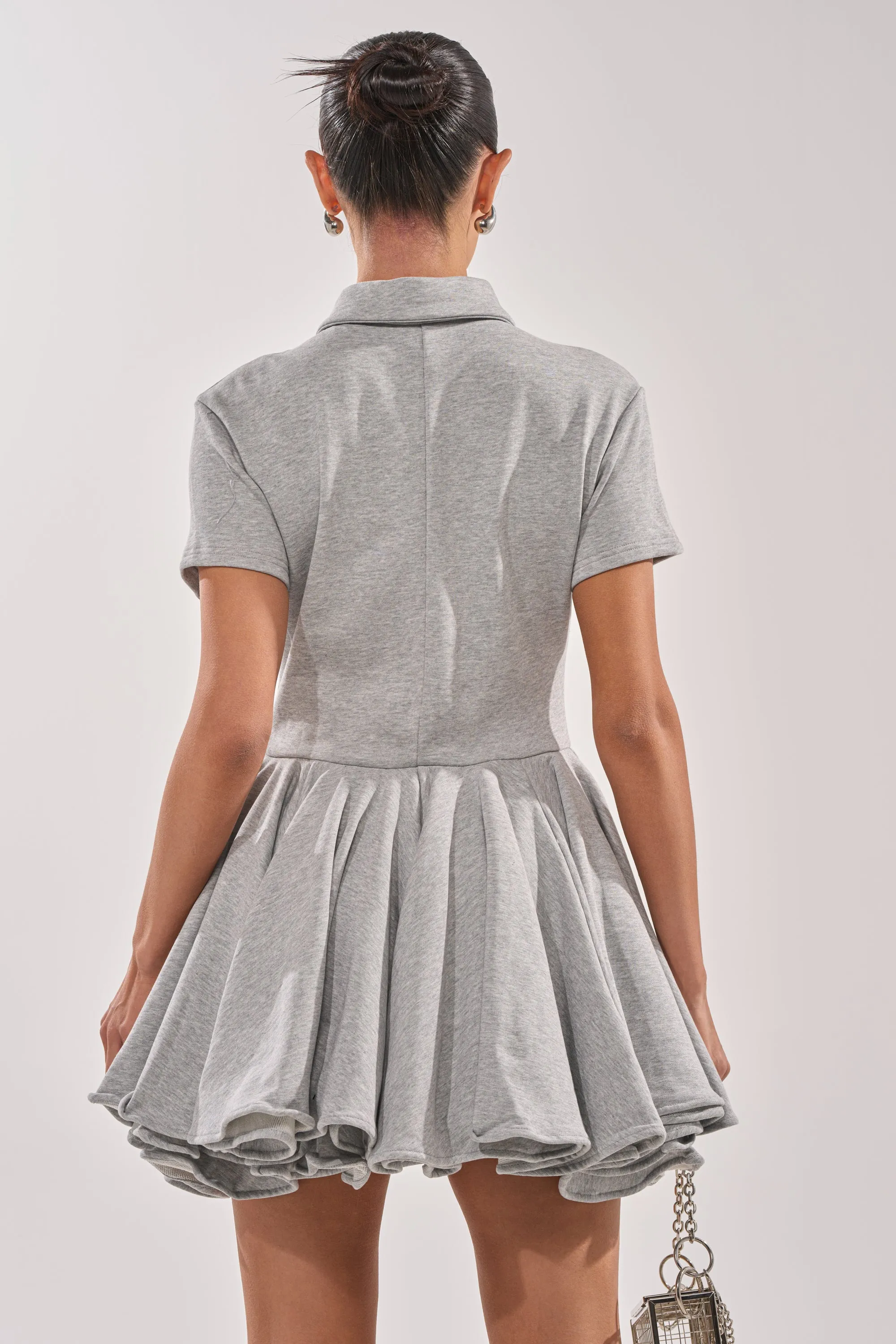 AVERY SHORT SLEEVE FRENCH TERRY MINI DRESS sold by AKIRA product image thumbnail 4