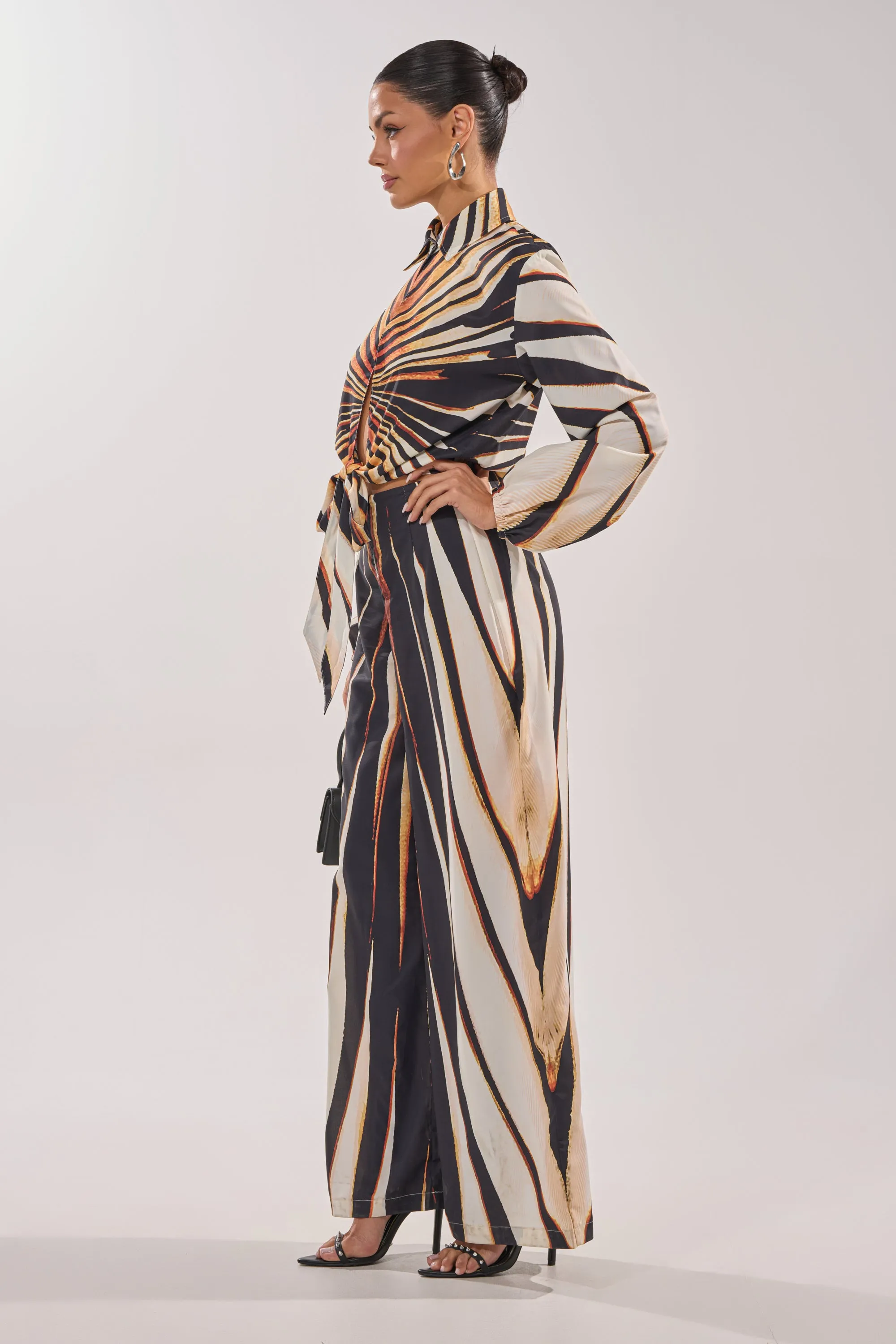 FIERCE INSTINCTS LONG SLEEVE JUMPSUIT sold by AKIRA product image thumbnail 4