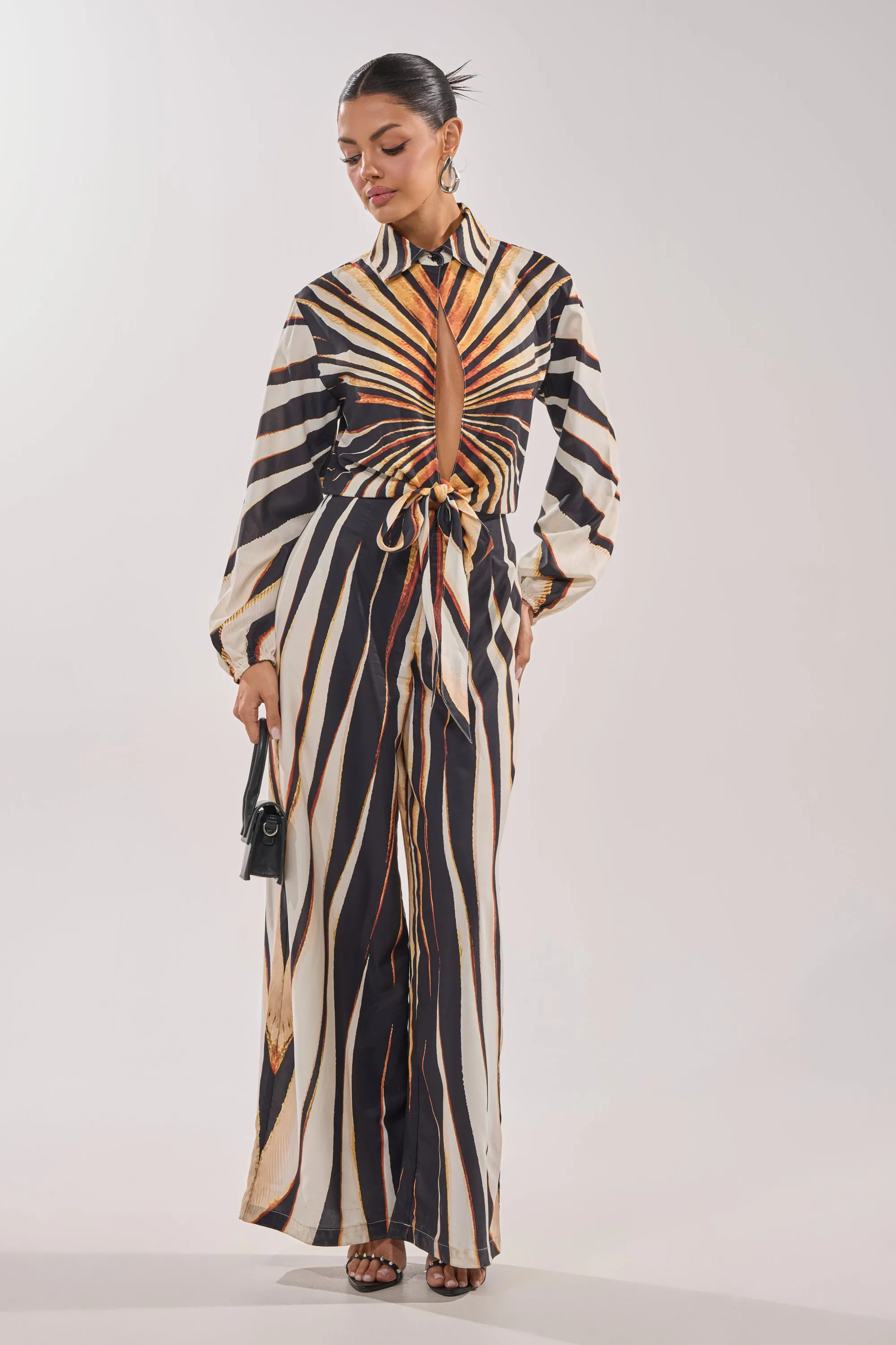 FIERCE INSTINCTS LONG SLEEVE JUMPSUIT sold by AKIRA product image thumbnail 2