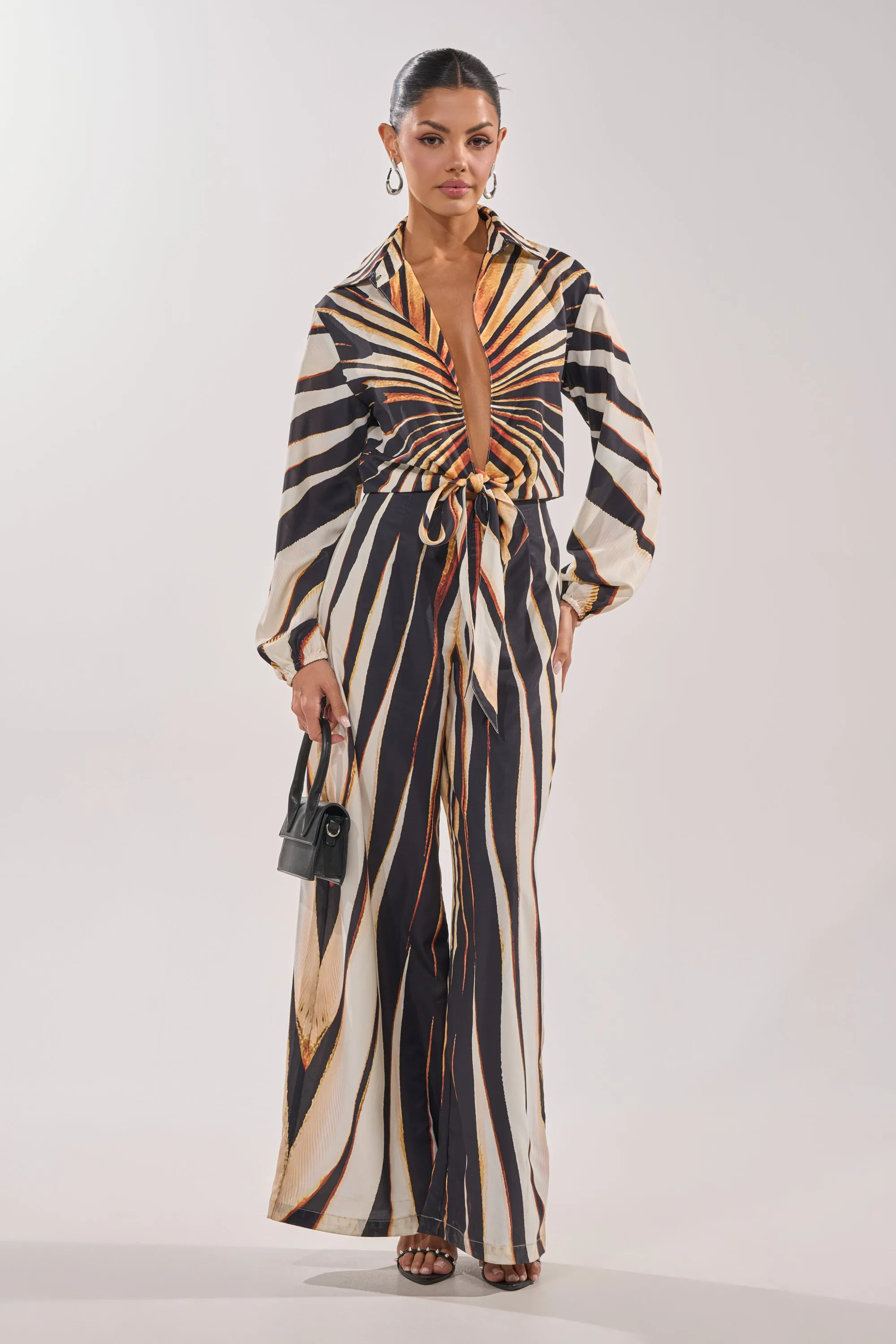 FIERCE INSTINCTS LONG SLEEVE JUMPSUIT sold by AKIRA product image thumbnail 3