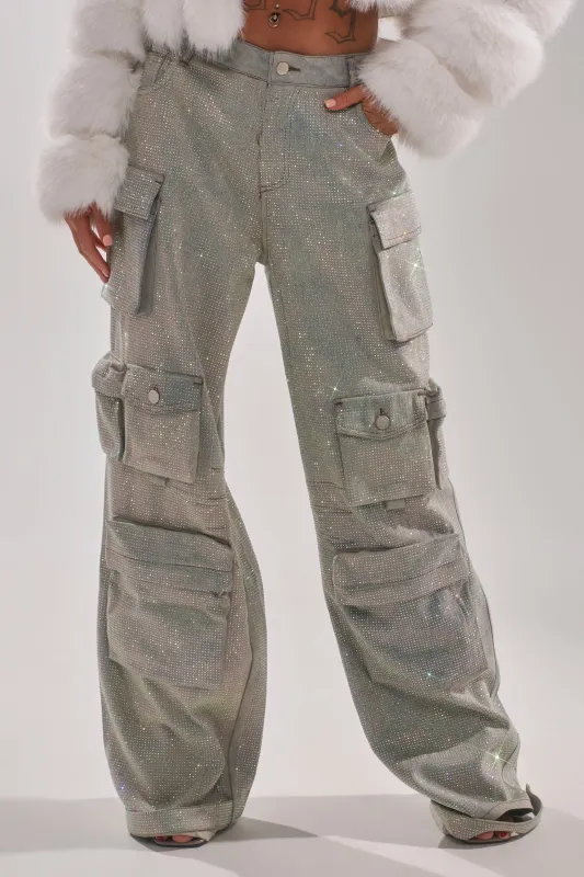 BLING BLING CARGO DENIM made by AKIRA