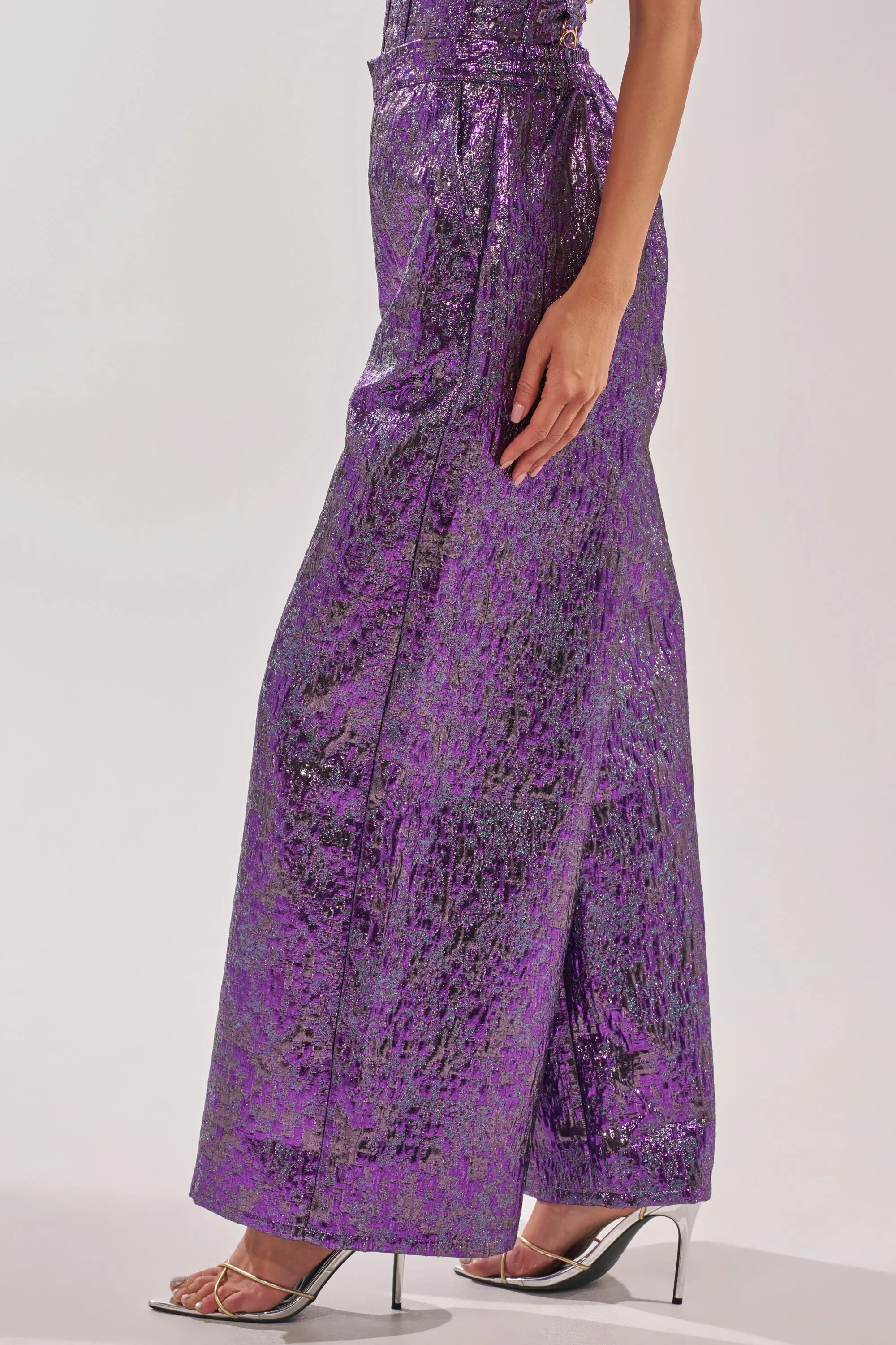 ROYALTY BROCADE PANT sold by AKIRA product image thumbnail 4