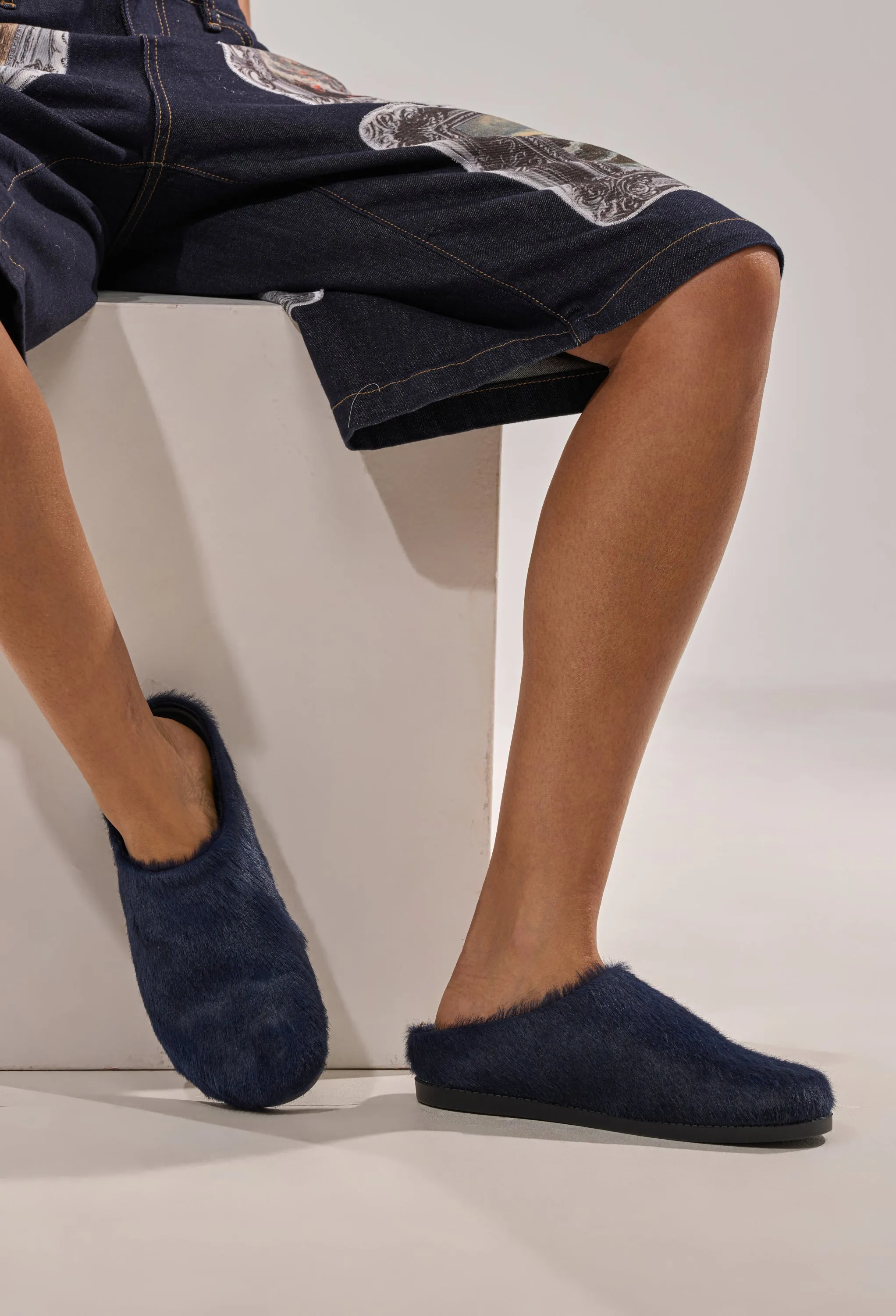 AZALEA WANG RAMSES NAVY SLIP ON FLAT sold by AKIRA product image thumbnail 2