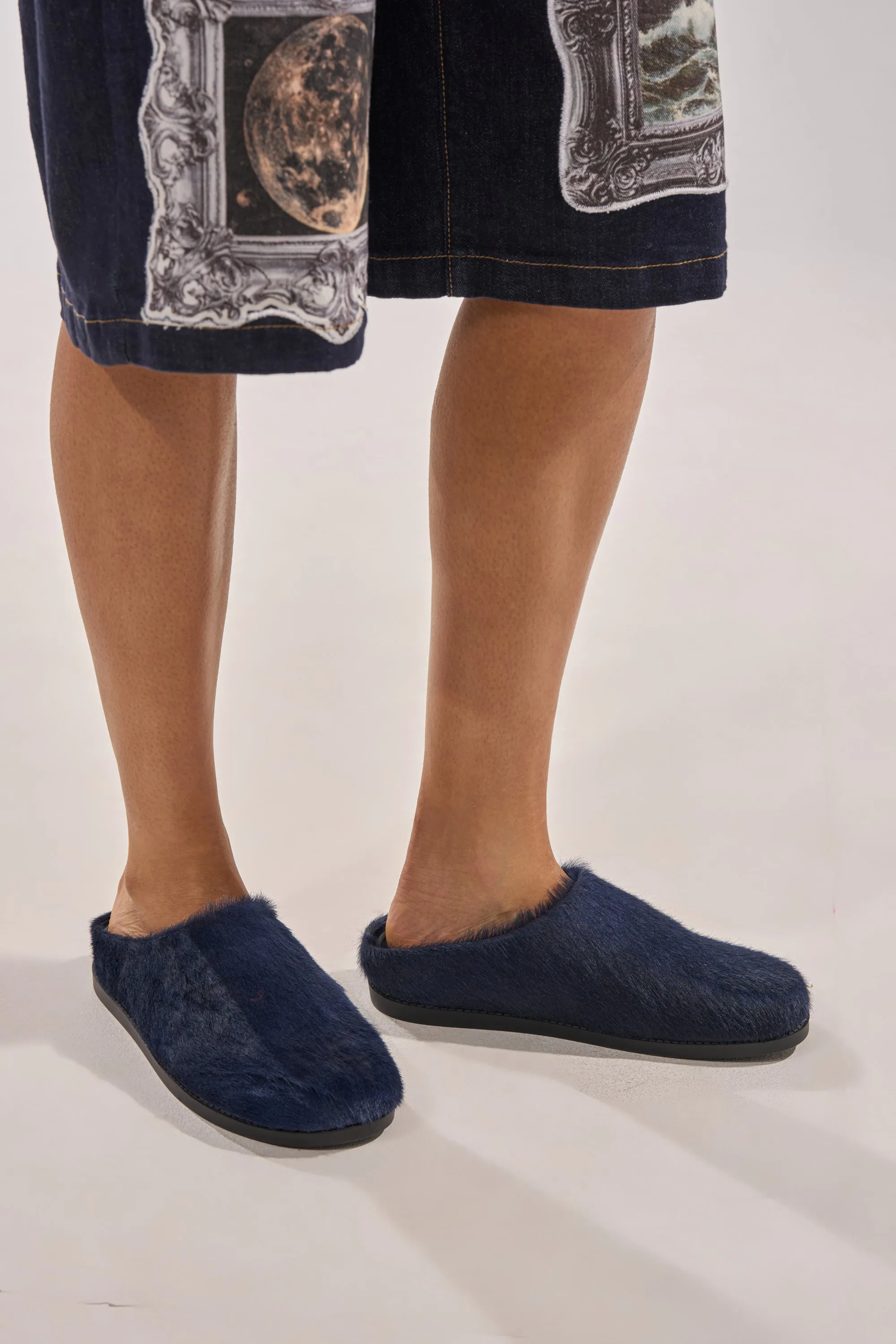 AZALEA WANG RAMSES NAVY SLIP ON FLAT sold by AKIRA