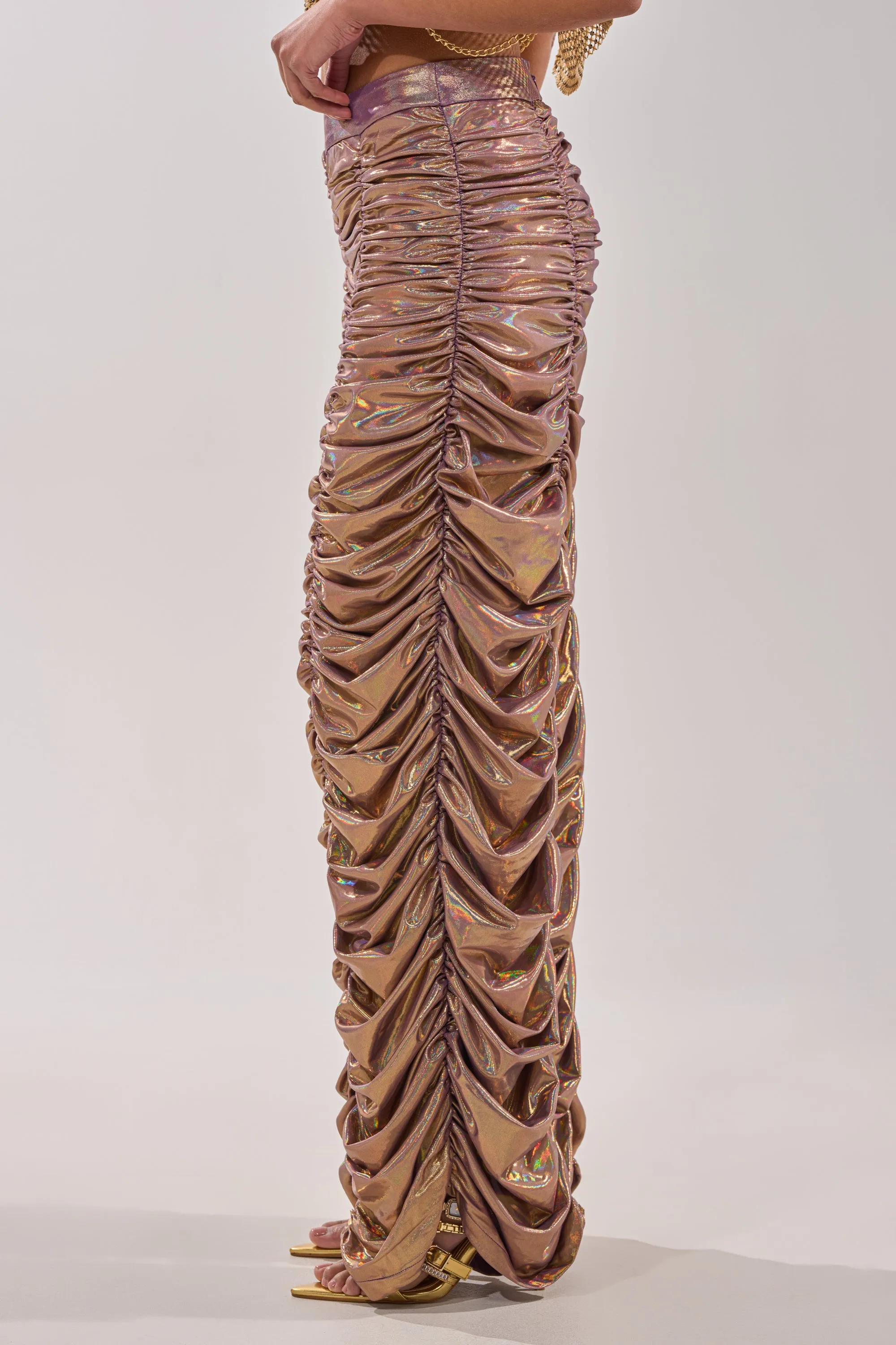 WOW WOW WOW RUCHED PANT sold by AKIRA product image thumbnail 4