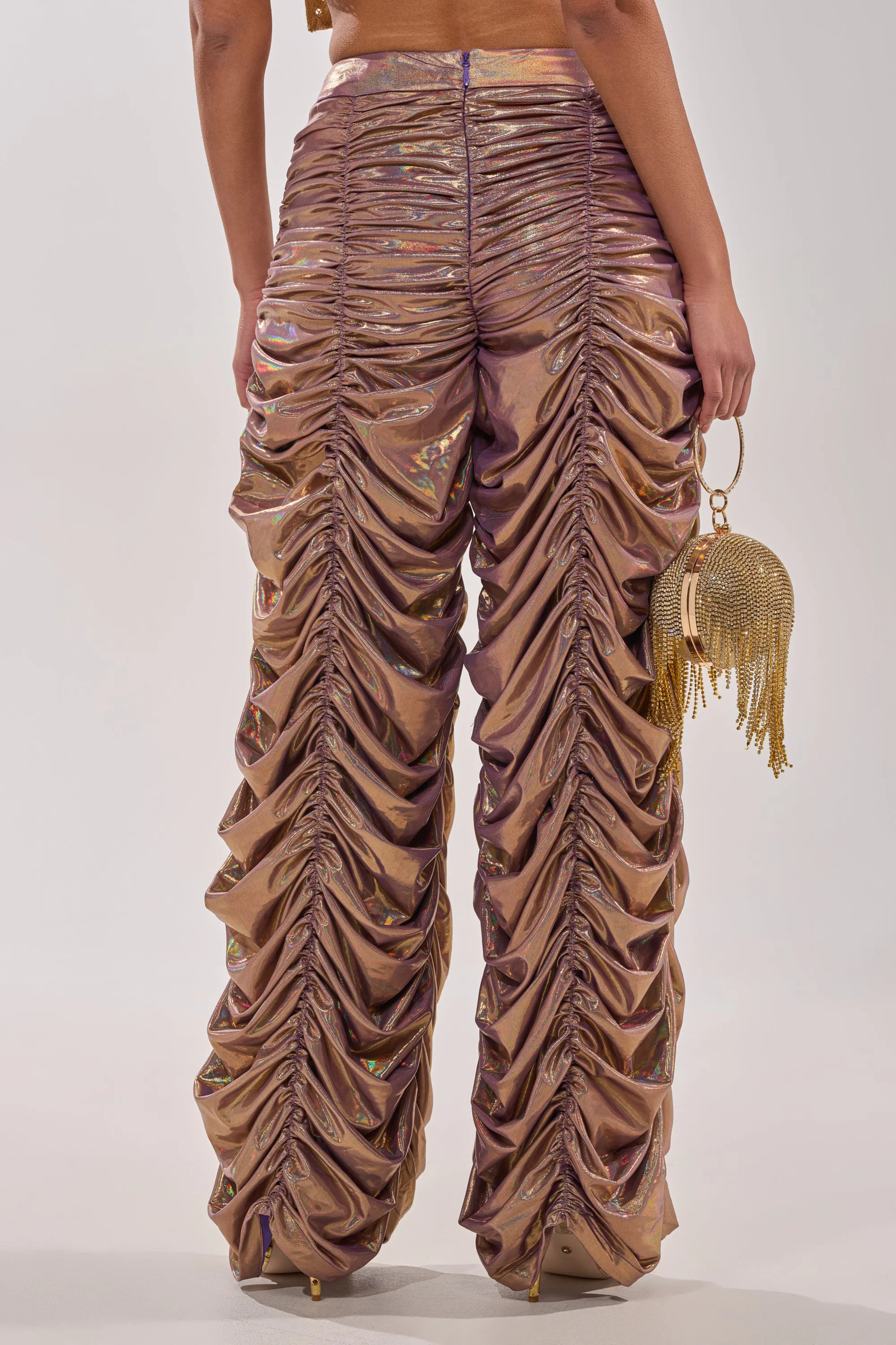 WOW WOW WOW RUCHED PANT sold by AKIRA product image thumbnail 5