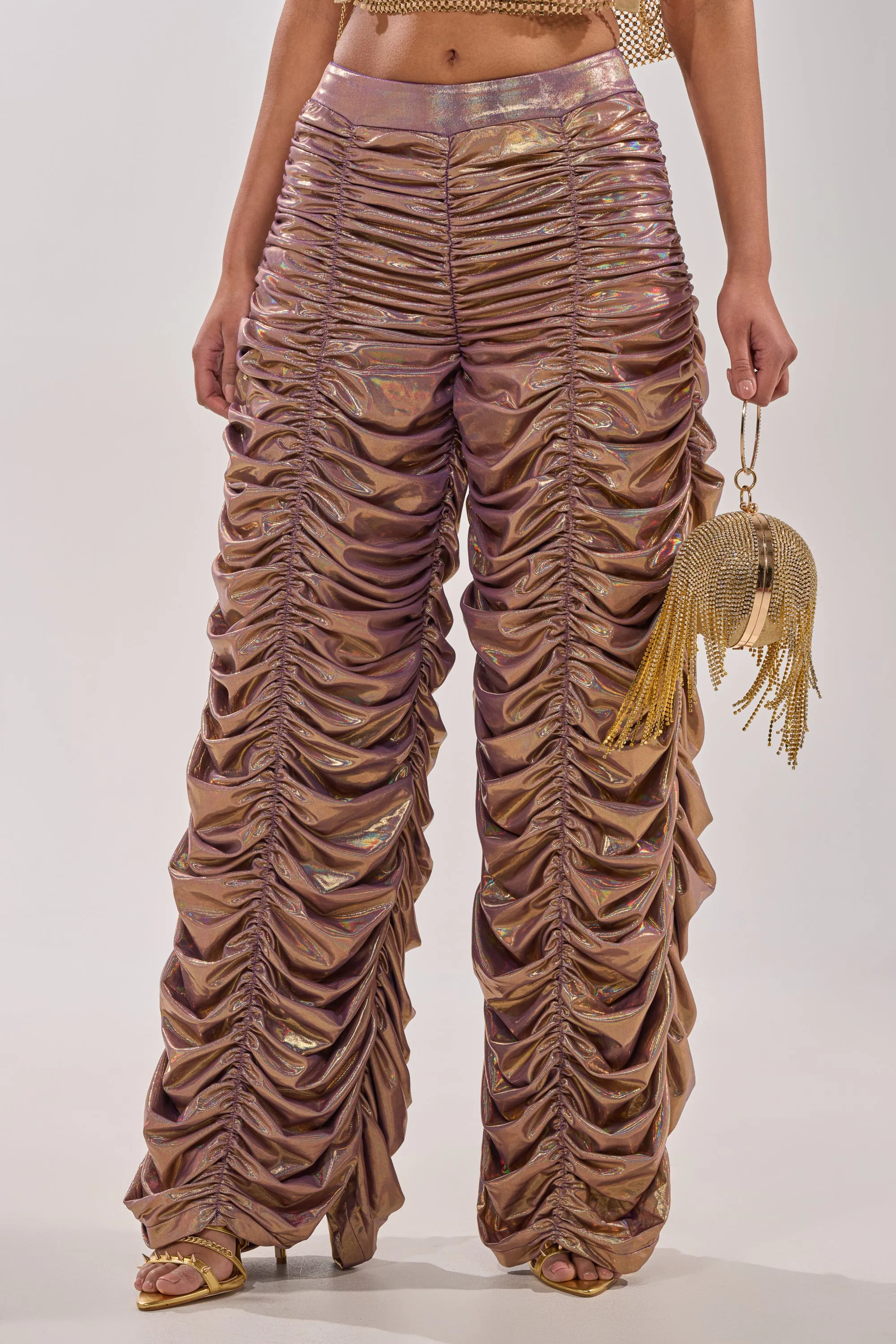 WOW WOW WOW RUCHED PANT sold by AKIRA product image thumbnail 3