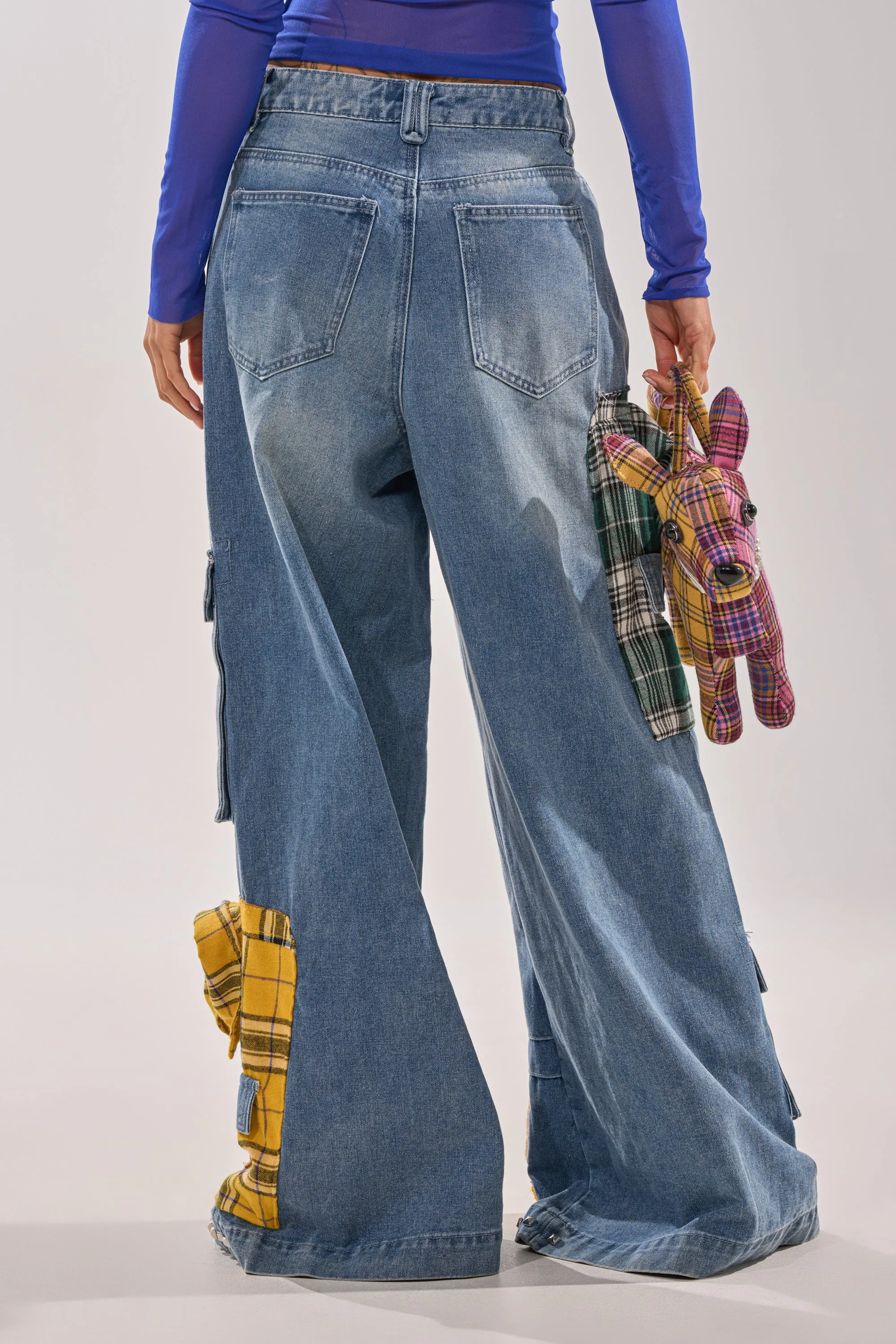 FEELING THE WAVES RELAXED DENIM sold by AKIRA product image thumbnail 5