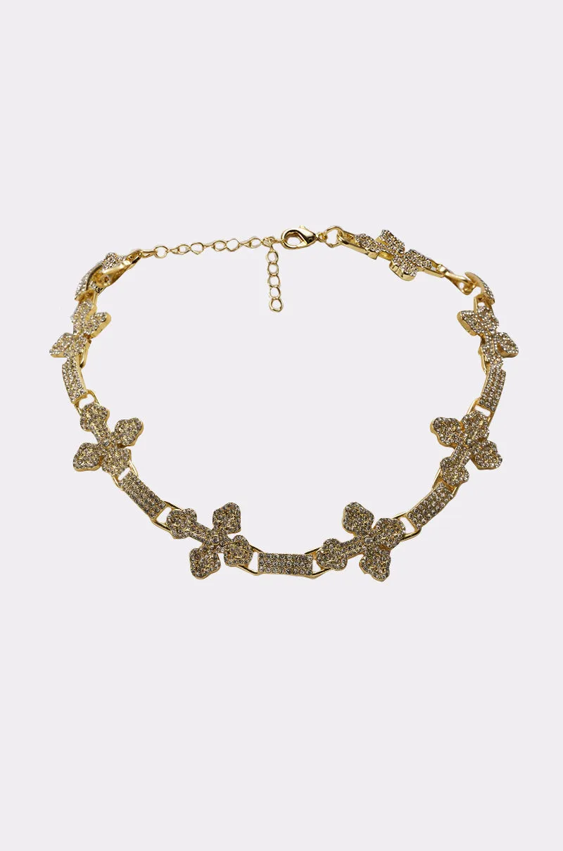 CROSS MY HEART NECKLACE sold by AKIRA product image thumbnail 2