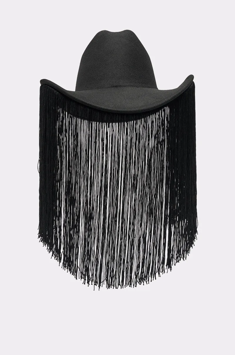 CALL MY HATERS FINGE BRIM HAT sold by AKIRA product image thumbnail 5