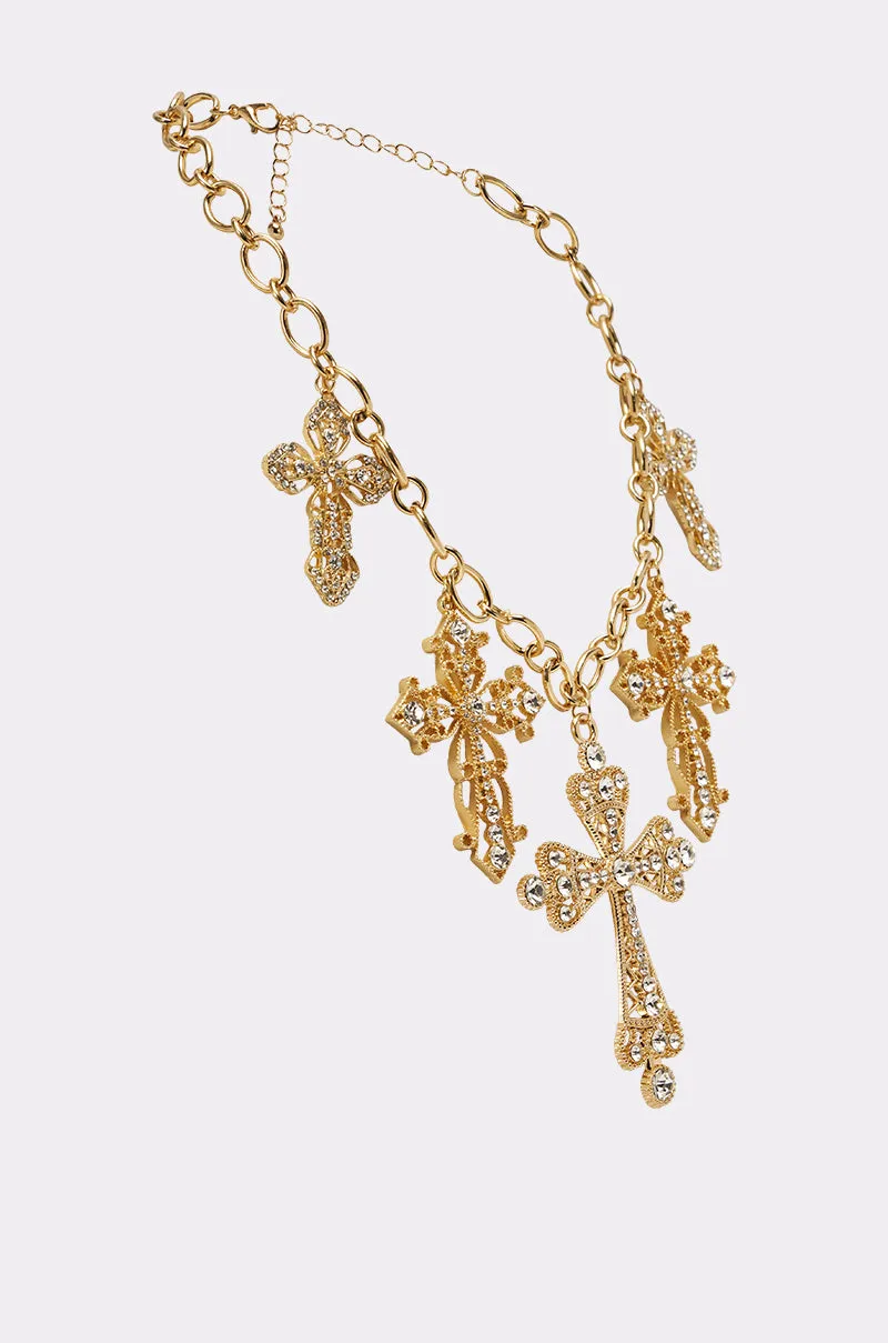 TAKE A CHANCE NECKLACE sold by AKIRA product image thumbnail 4