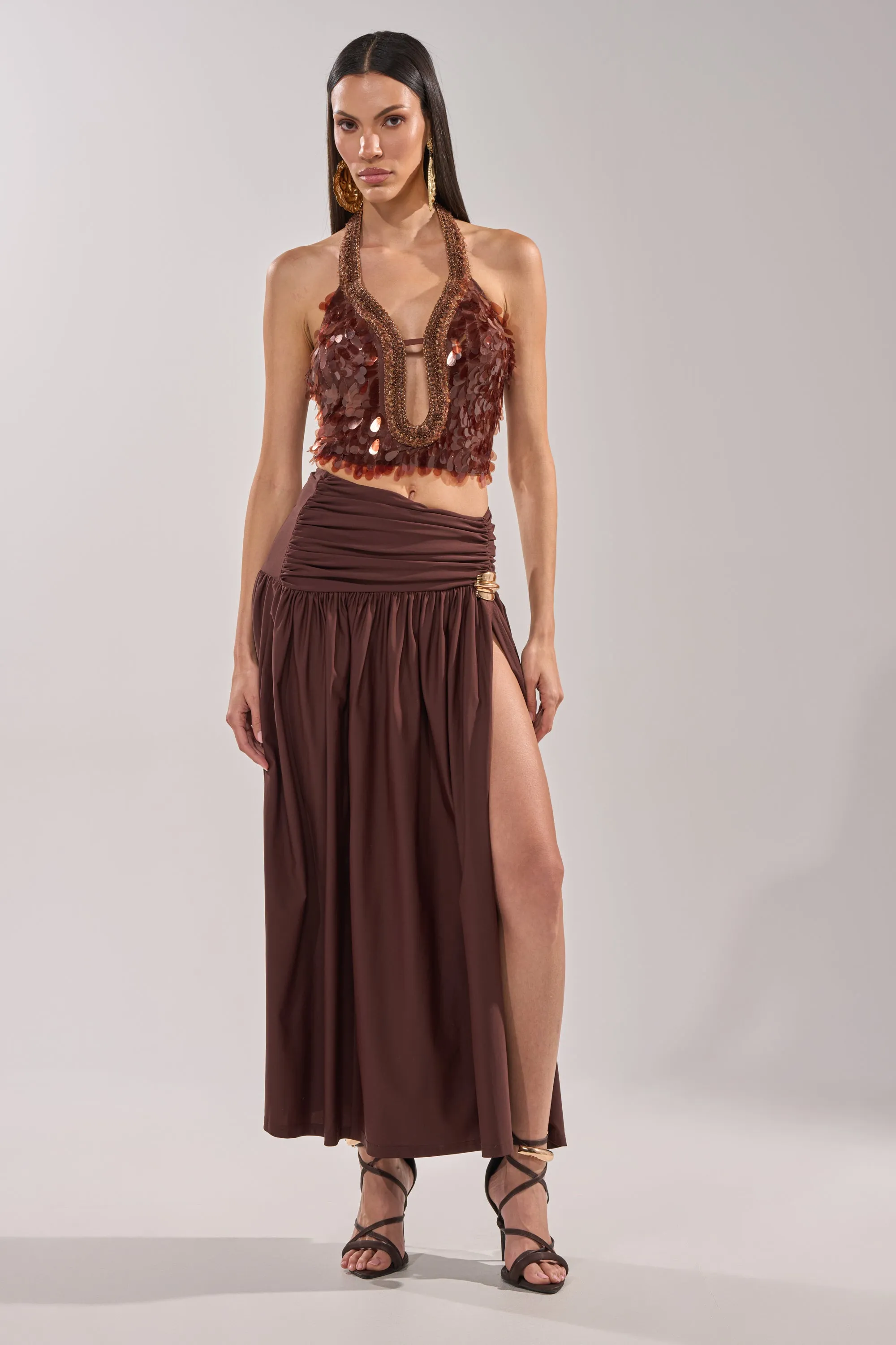 ISLAND GIRL SEQUIN BLOUSE sold by AKIRA product image thumbnail 5
