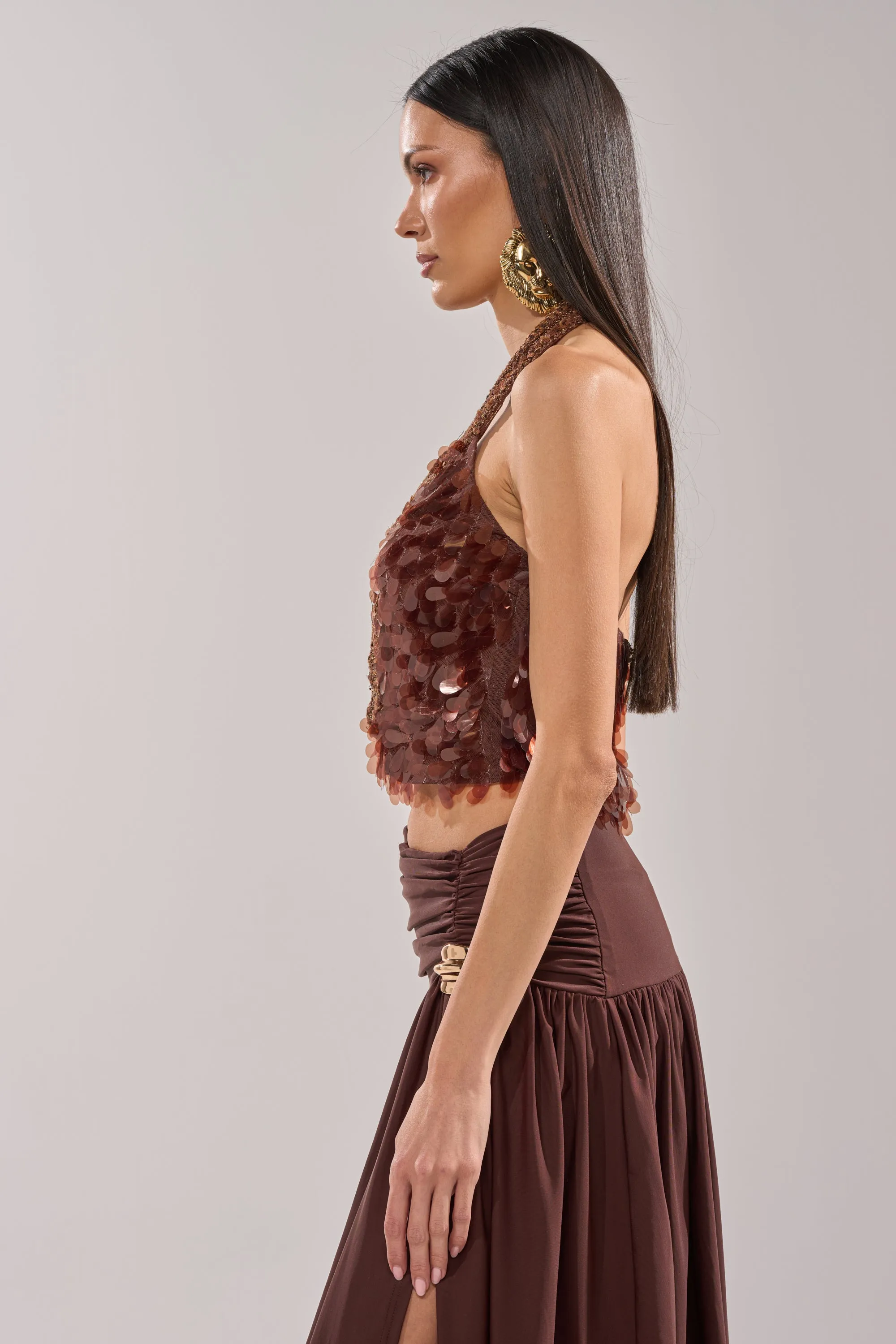 ISLAND GIRL SEQUIN BLOUSE sold by AKIRA product image thumbnail 3
